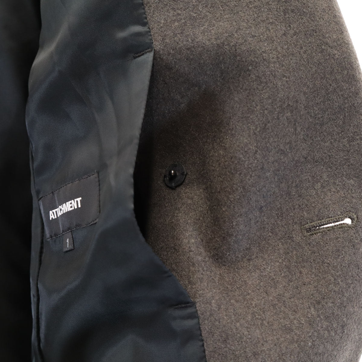 ATTACHMENT アタッチメント 日本製 チェスターコート 1 グレー系 メンズ