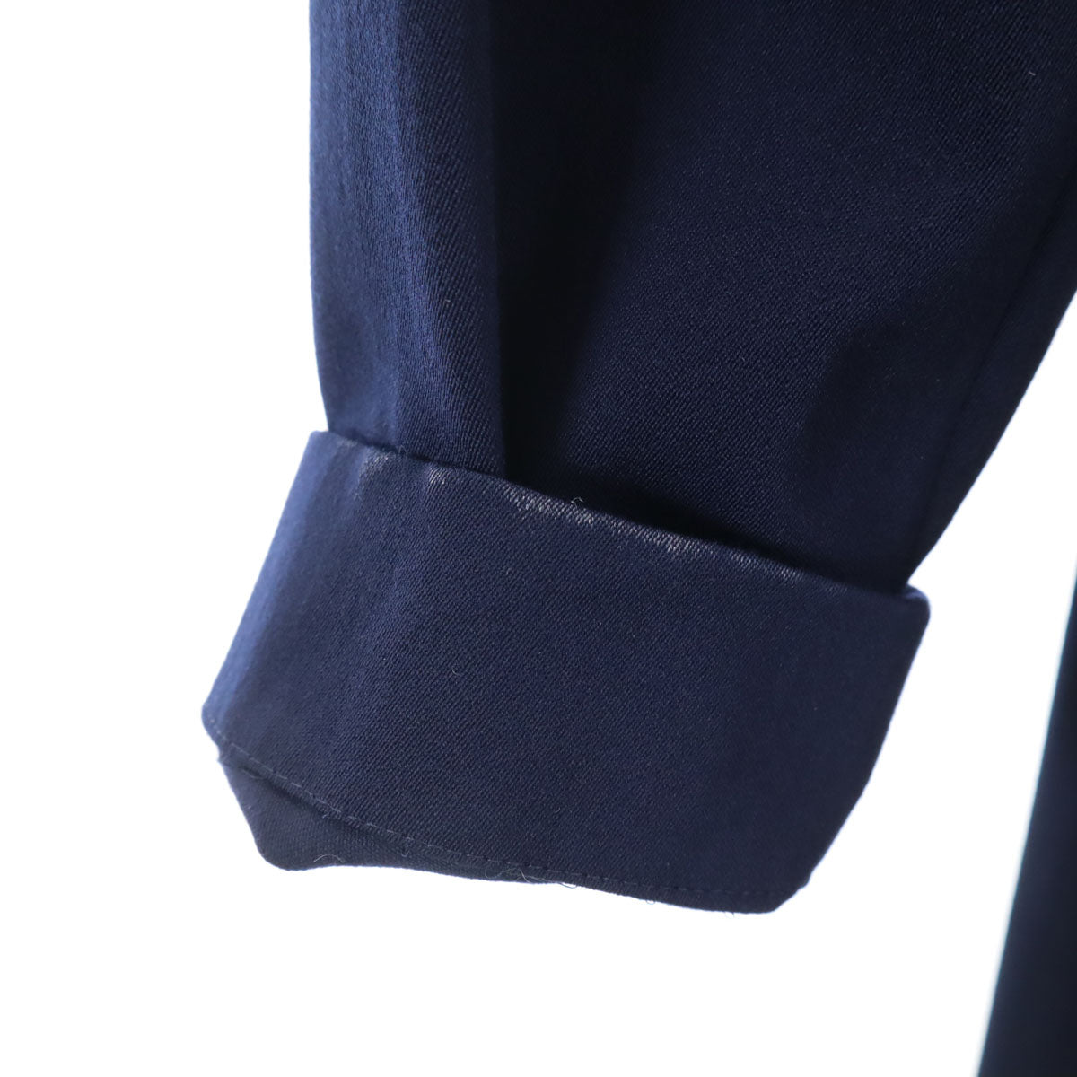 YVES SAINT LAURENT イヴサンローラン 90s ウール オールド コート S ネイビー レディース