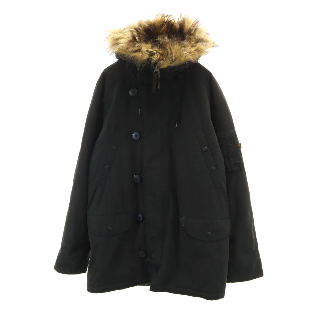 ALPHA INDUSTRIES INC アルファインダストリーズ N-3B フライトジャケット L ブラック メンズ