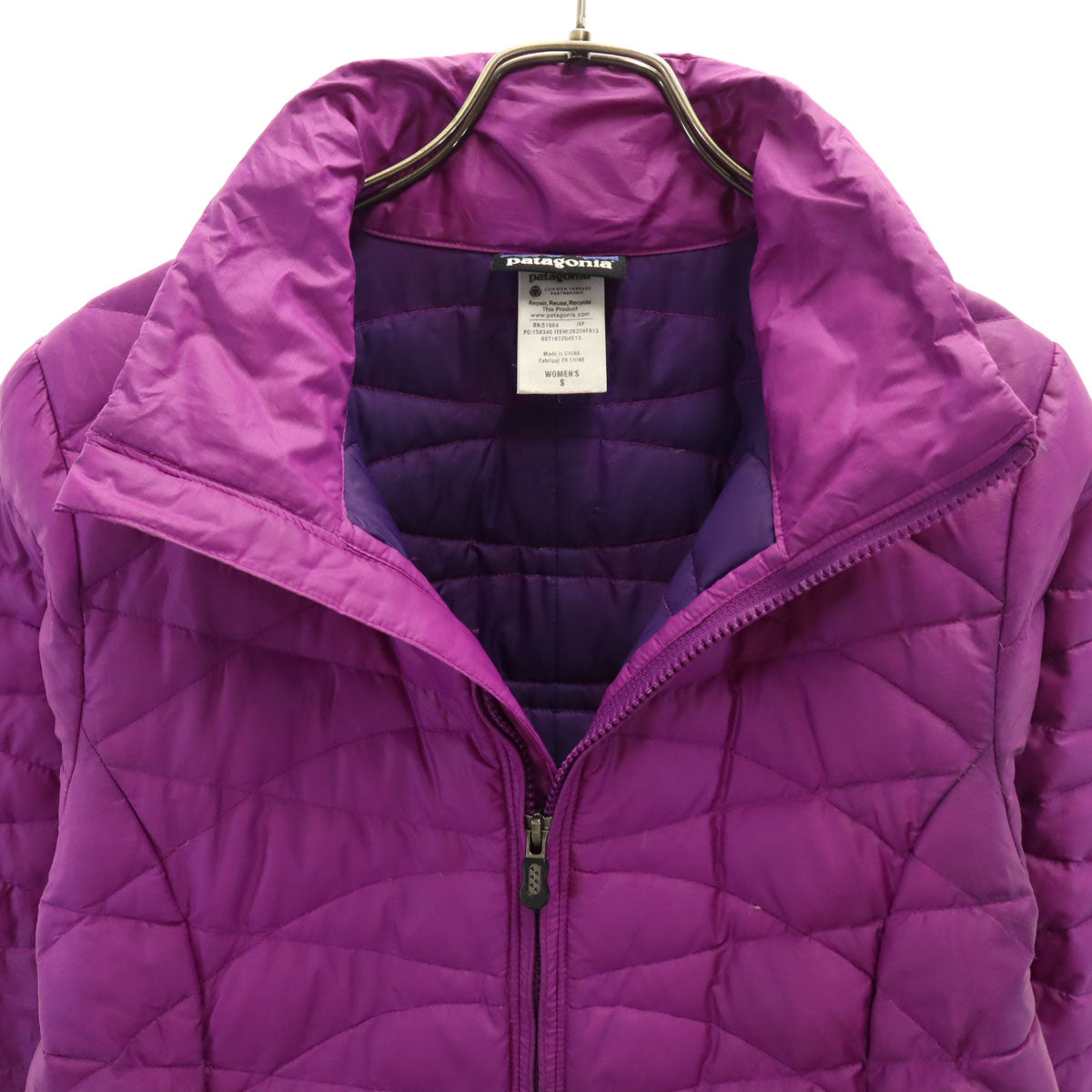 patagonia パタゴニア ロング ダウンジャケット S パープル アウトドア 28356FA13 レディース
