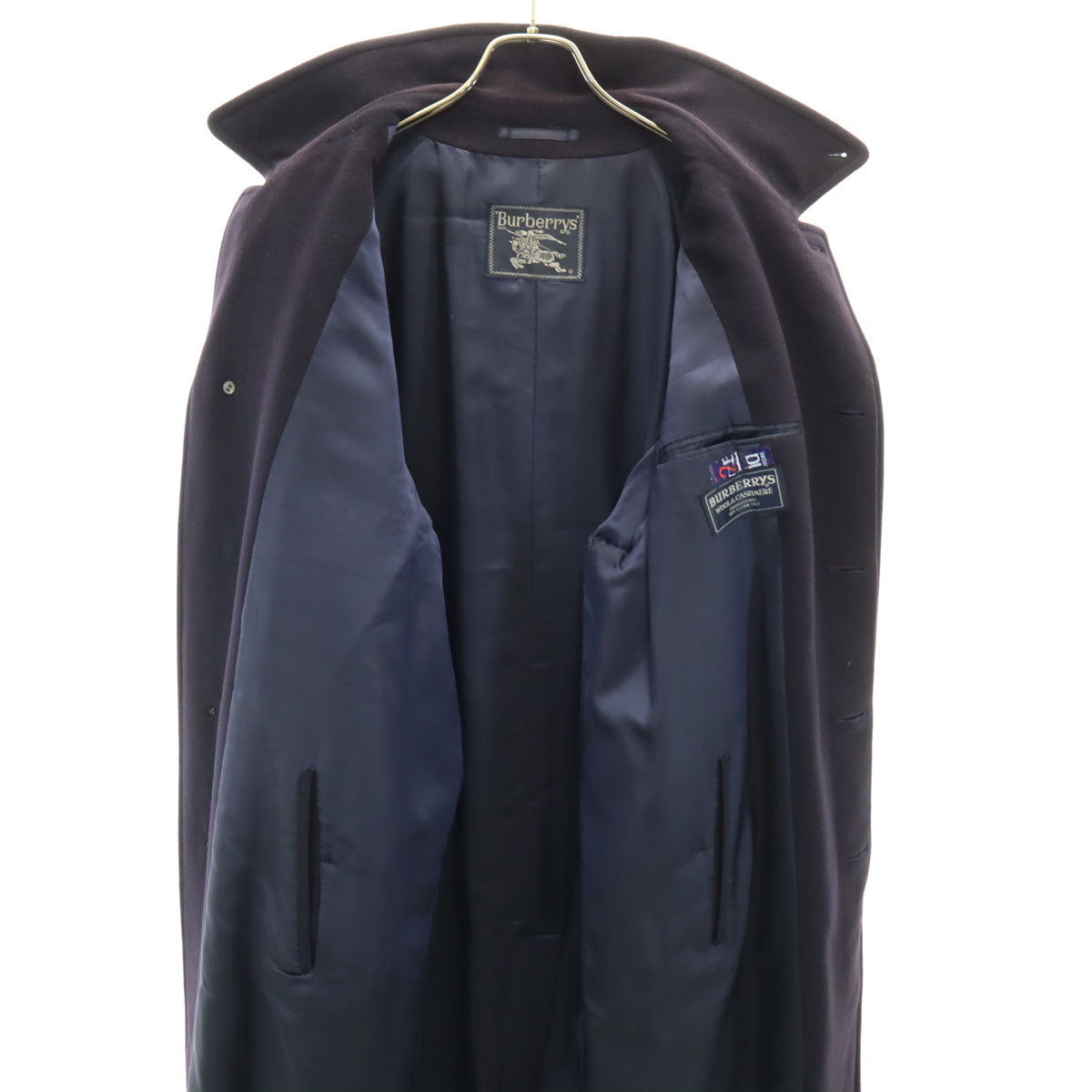 Burberrys バーバリーズ 90s オールド コート 96-180 ネイビー メンズ
