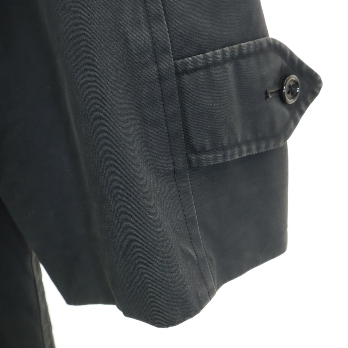 BURBERRY LONDON バーバリーロンドン ステンカラーコート 90-165-4 ブラック系 ベストライナー付き メンズ