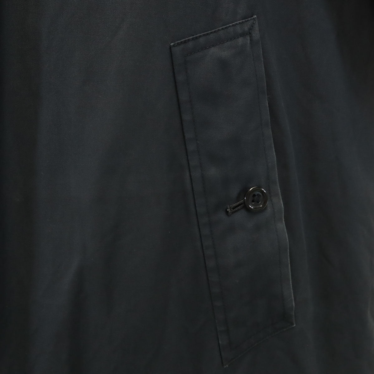 BURBERRY LONDON バーバリーロンドン ステンカラーコート 90-165-4 ブラック系 ベストライナー付き メンズ