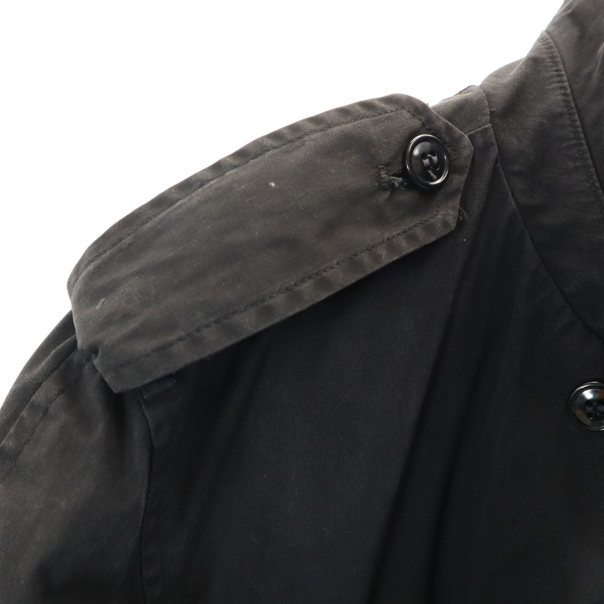 US NAVY アメリカ海軍 80s ヴィンテージ DLA オールウェザーコート ミリタリーコート 38 ブラック系 ライナー メンズ
