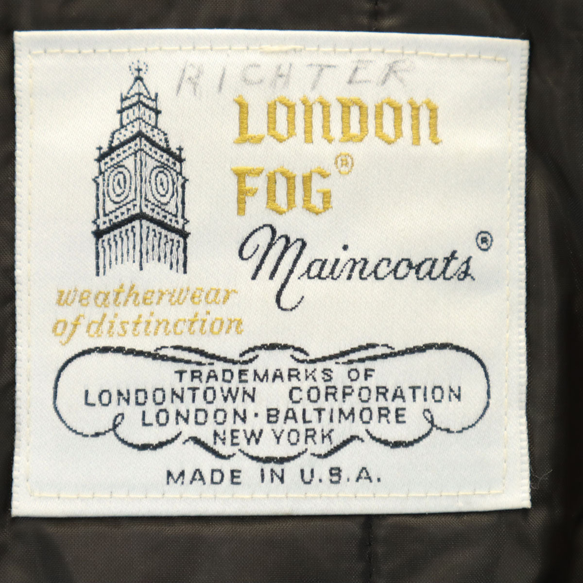 LONDON FOG ロンドンフォグ 70s 80s USA製 ヴィンテージ ロングコート 10PET ベージュ系 ライナー レディース