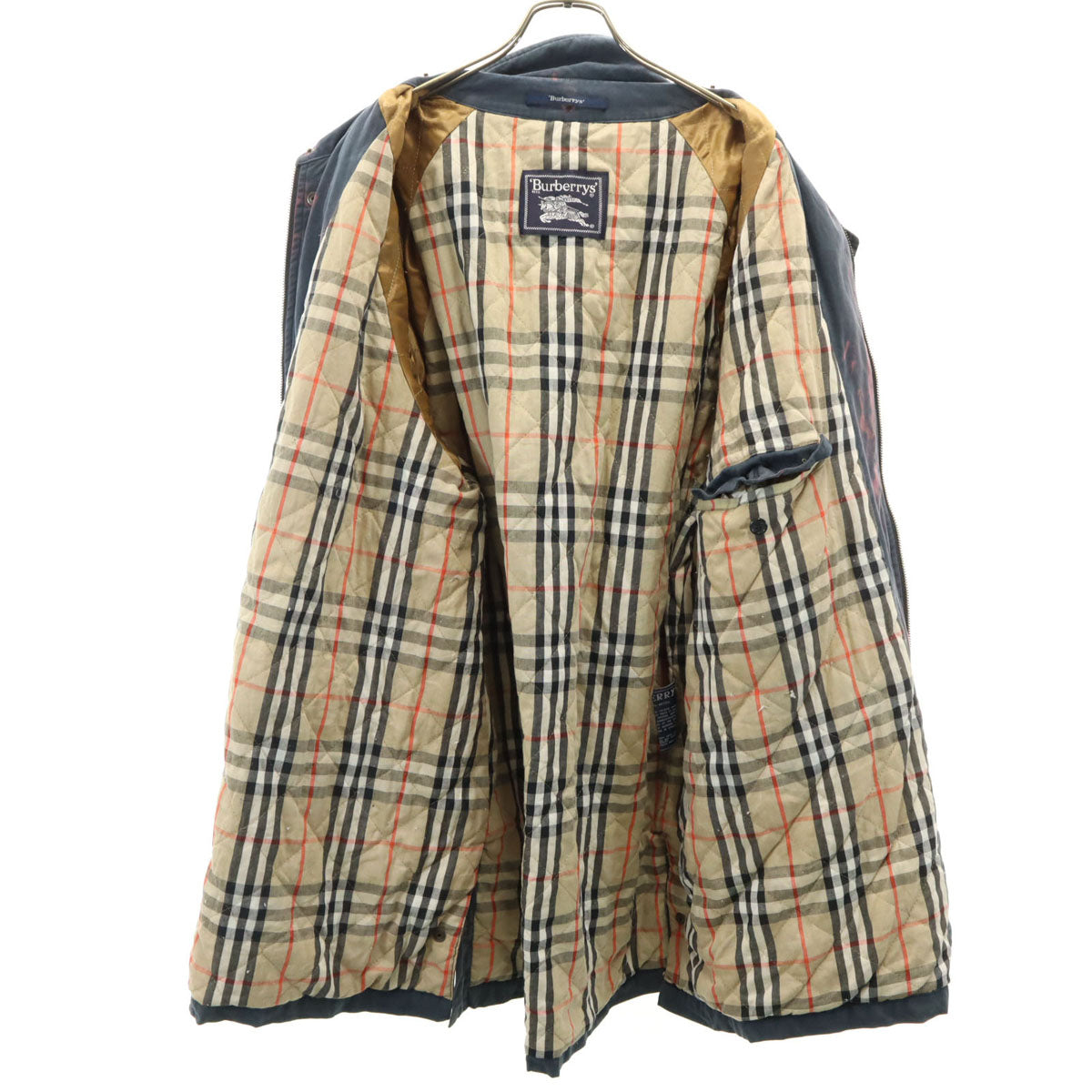 Burberrys バーバリーズ 90s オールド ステンカラーコート ネイビー系 メンズ