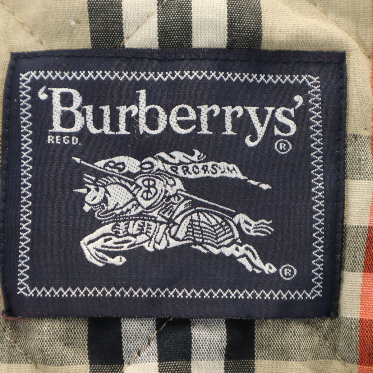 Burberrys バーバリーズ 90s オールド ステンカラーコート ネイビー系 メンズ