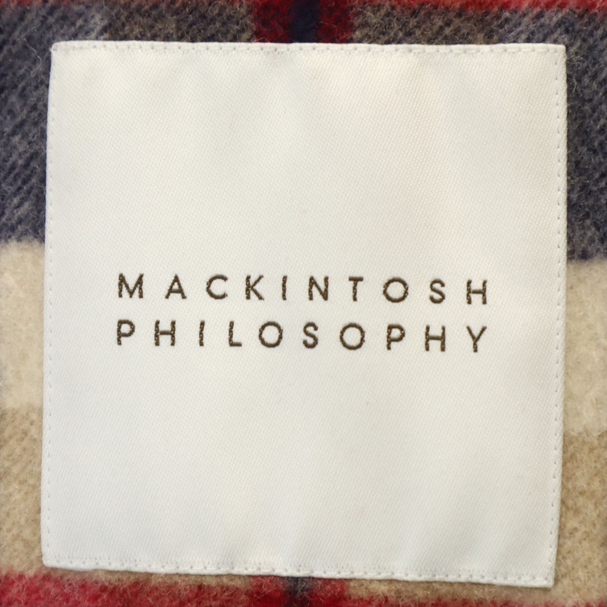 MACKINTOSH PHILOSOPHY マッキントッシュフィロソフィー 日本製 ステンカラーコート 36 ネイビー系 ライナー 三陽商会 メンズ