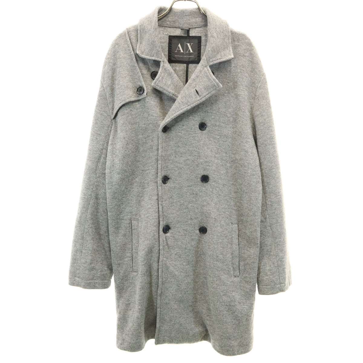 ARMANI EXCHANGE アルマーニエクスチェンジ ダブル コート L グレー系 メンズ