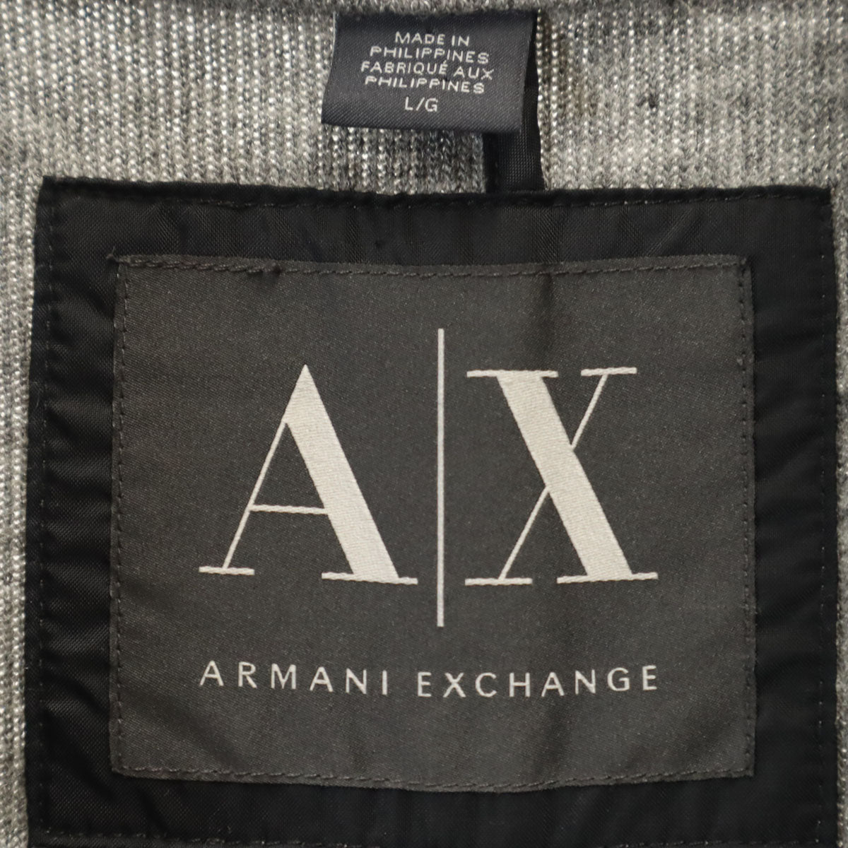 ARMANI EXCHANGE アルマーニエクスチェンジ ダブル コート L グレー系 メンズ