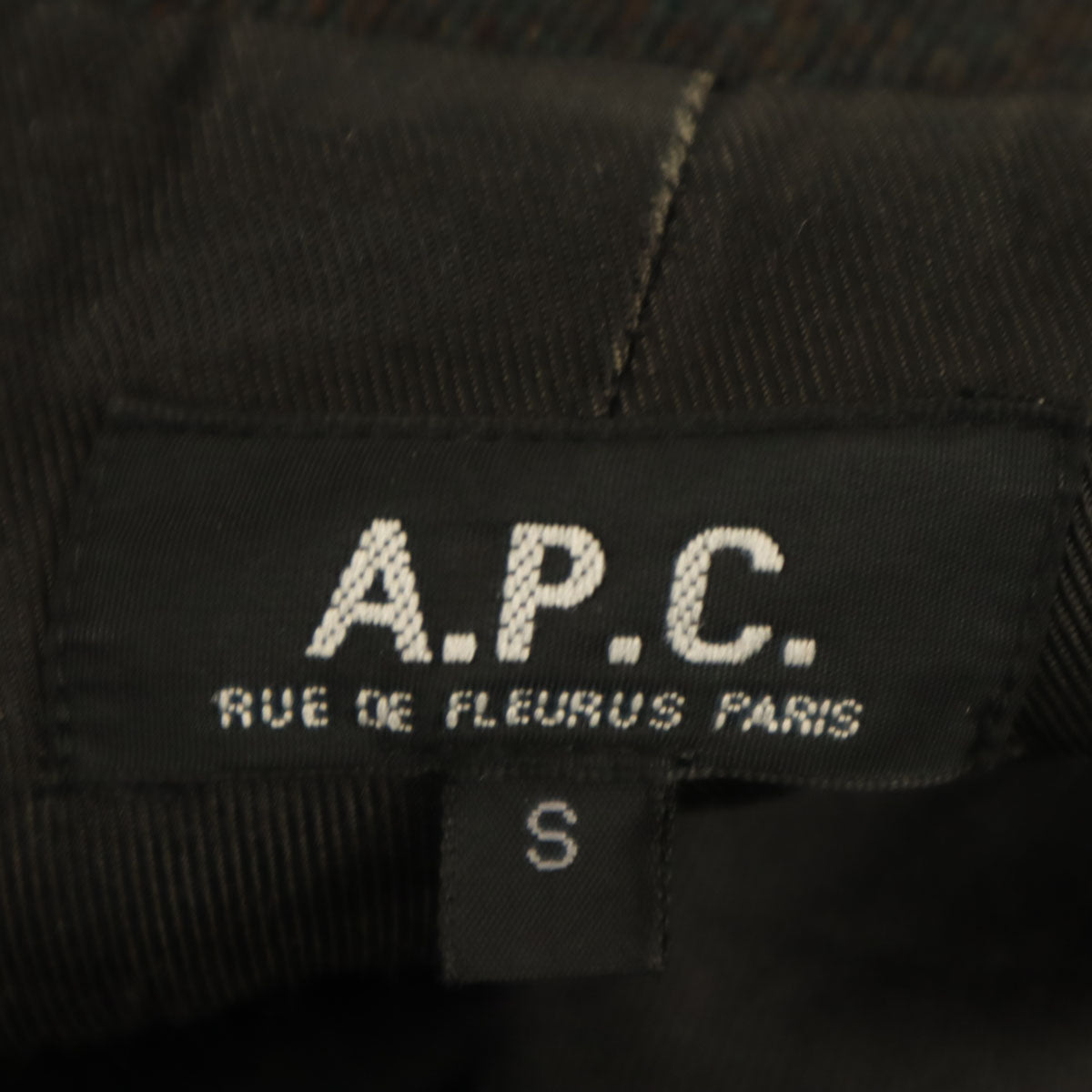 A.P.C. アーペーセー フランス製 ウールコート S ブラック系 メンズ