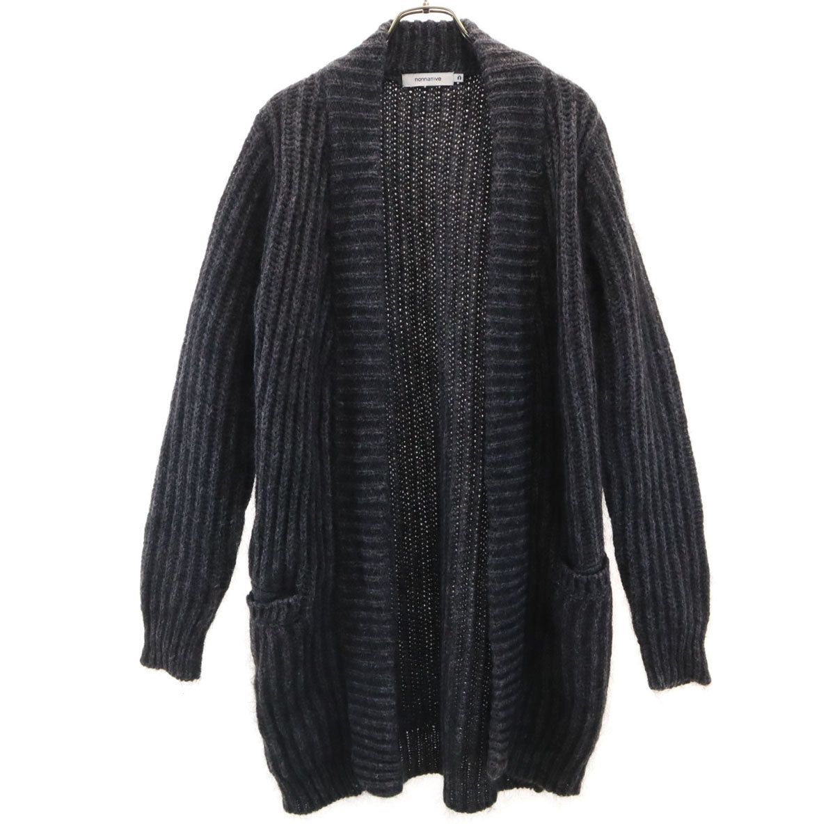 nonnative ノンネイティブ 長袖 ガウン ニットカーディガン 0 チャコールグレー メンズ