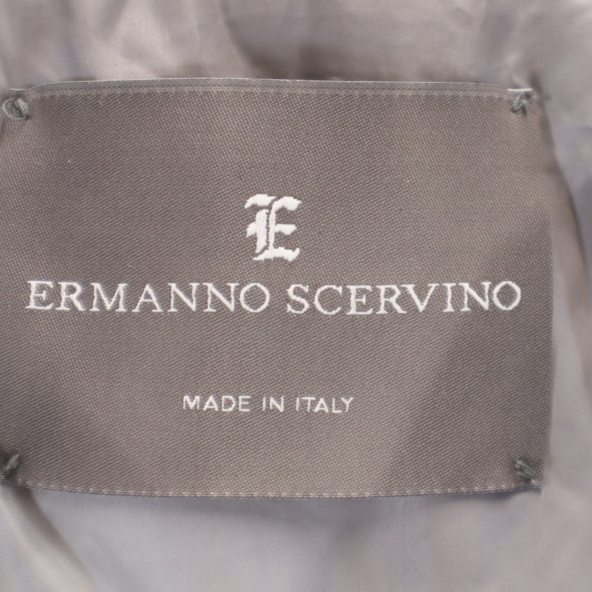 ERMANNO SCERVINO エルマンノ シェルヴィーノ イタリア製 中綿コート 38 チャコールグレー レディース