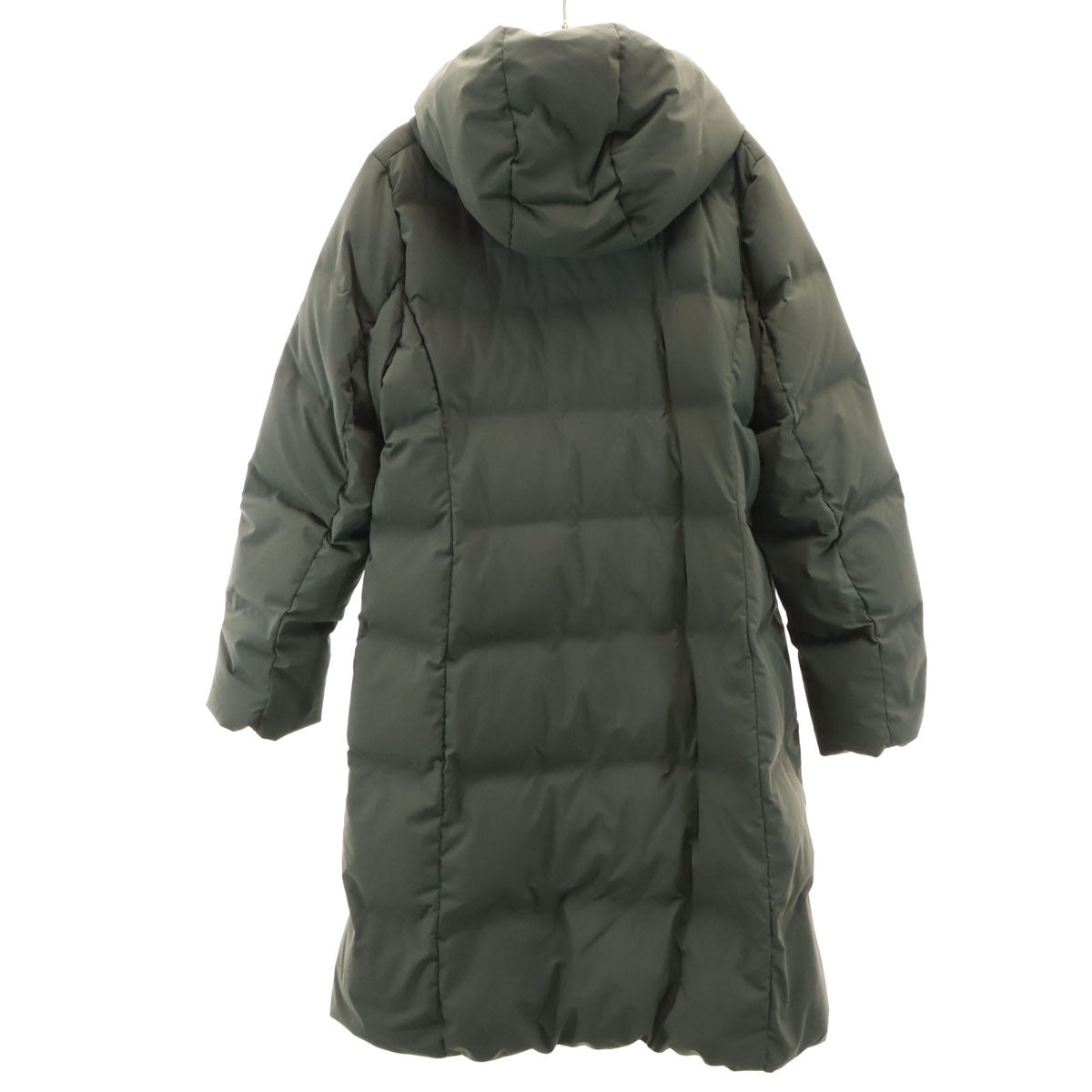 UNIQLO ユニクロ シームレス ダウンコート L カーキ レディース