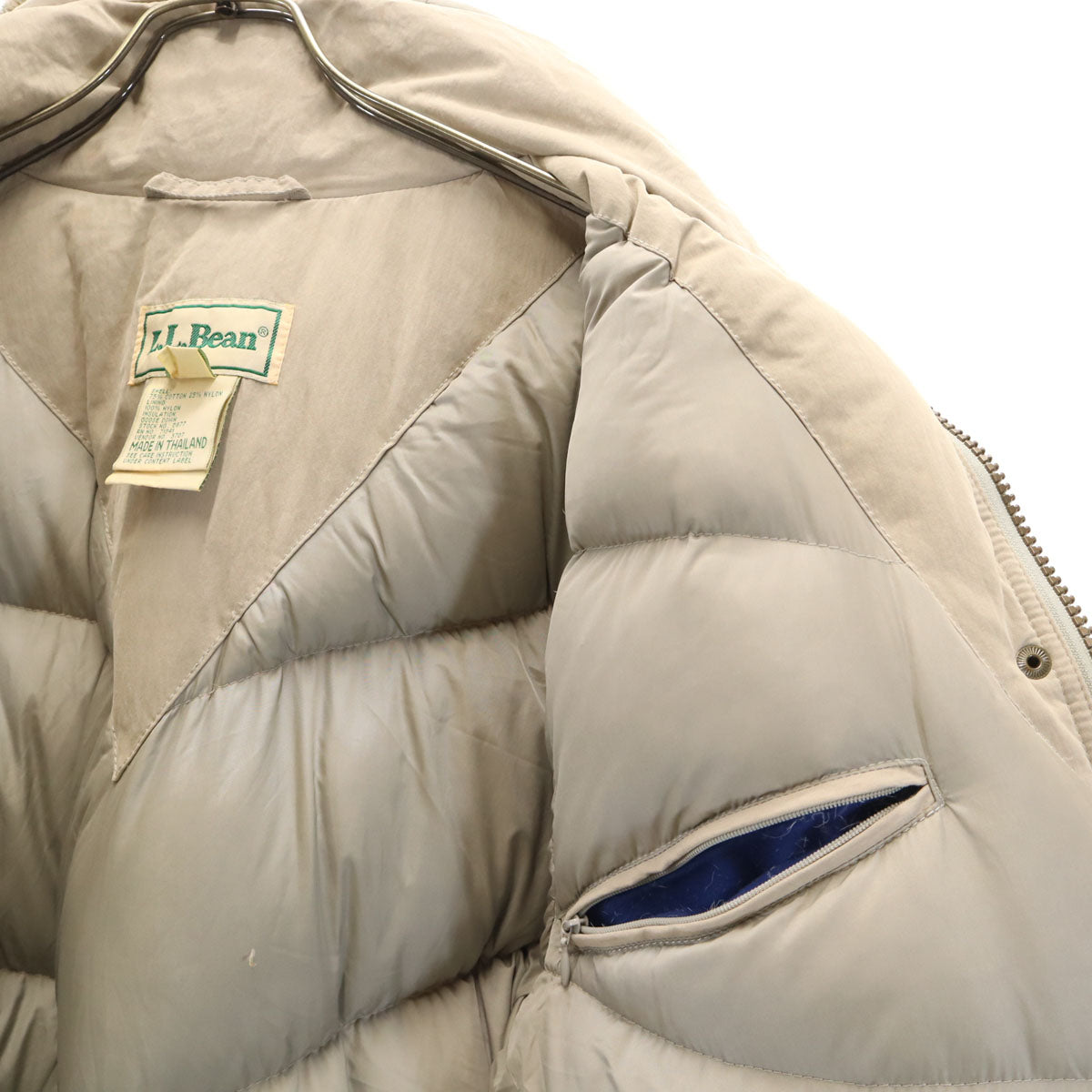 L.L.Bean エルエルビーン 90s オールド ダウンコート M ベージュ アウトドア レディース