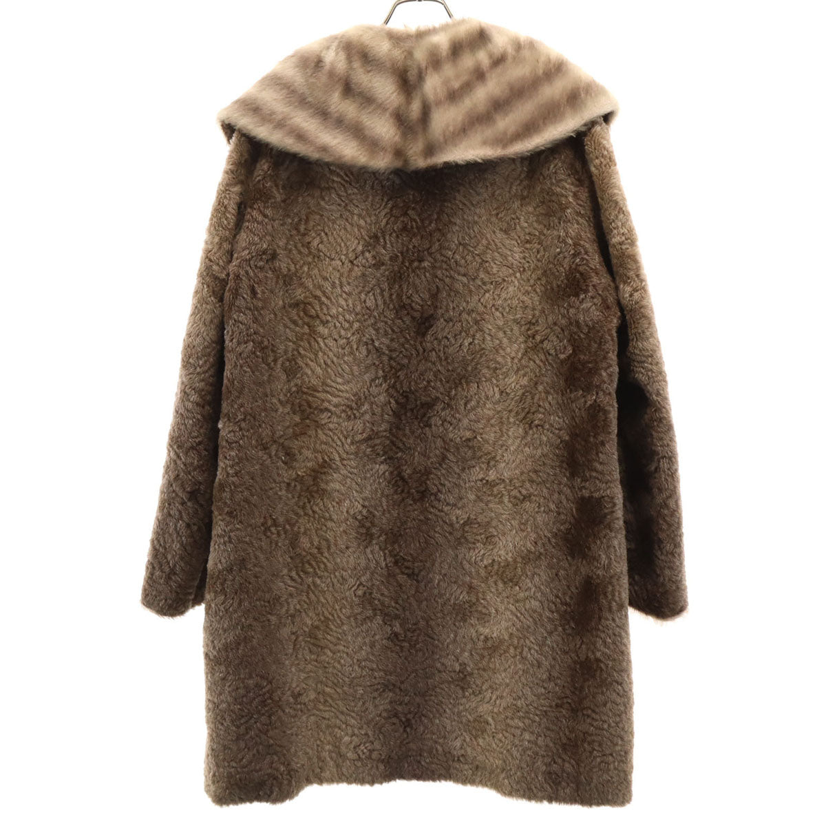 ROSE COUTURE ローズ クチュール 60s 70s ヴィンテージ フェイク ファーコート ブラウン レディース