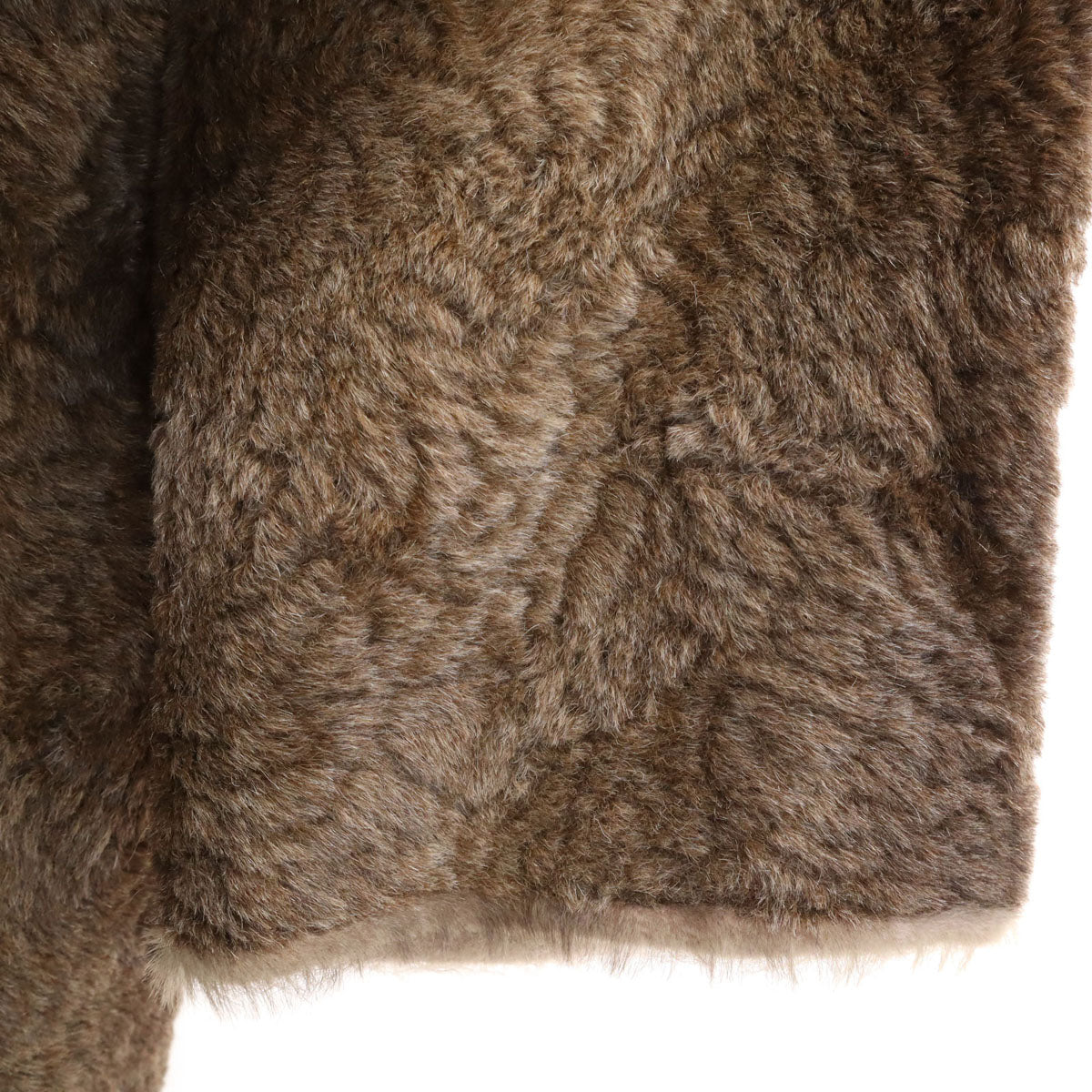 ROSE COUTURE ローズ クチュール 60s 70s ヴィンテージ フェイク ファーコート ブラウン レディース