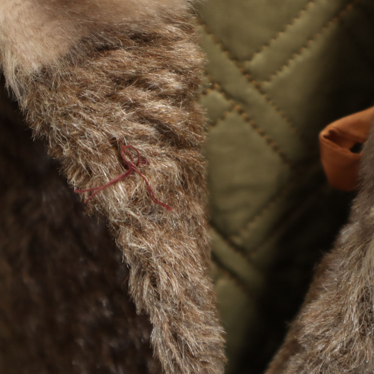 ROSE COUTURE ローズ クチュール 60s 70s ヴィンテージ フェイク ファーコート ブラウン レディース