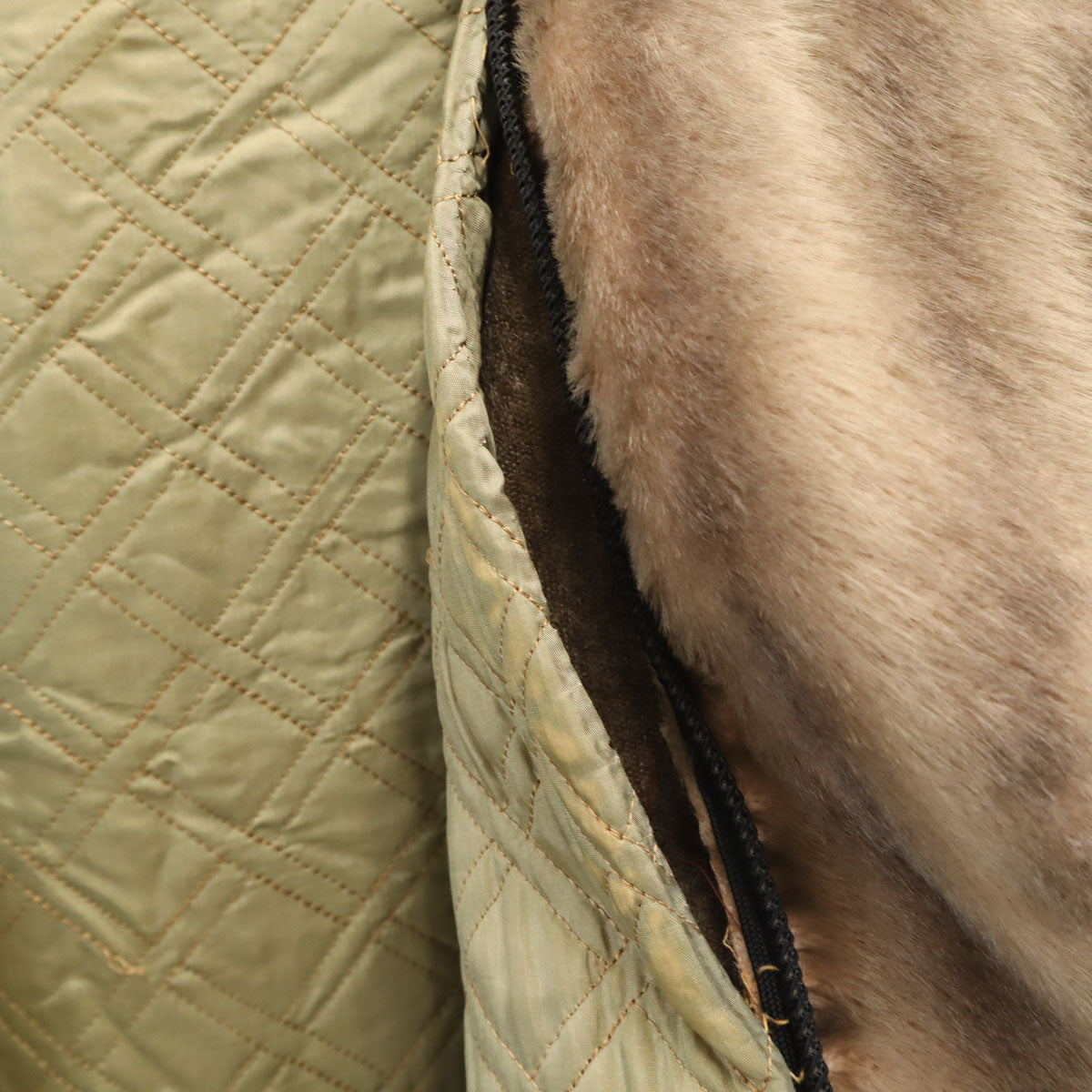 ROSE COUTURE ローズ クチュール 60s 70s ヴィンテージ フェイク ファーコート ブラウン レディース