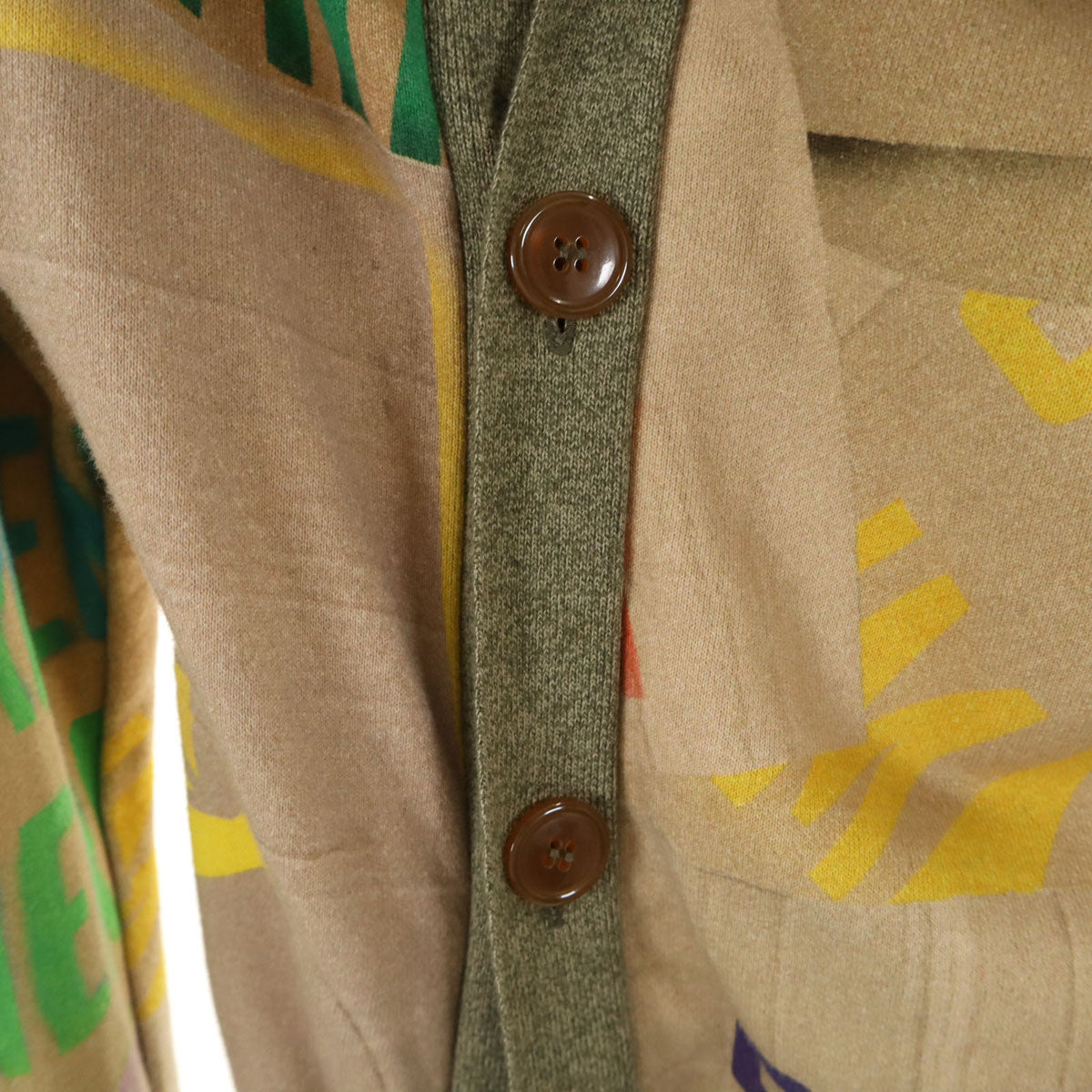 Vivienne WestwoodMAN ヴィヴィアンウエストウッドマン 日本製 総柄 長袖 ロング パーカー 44 ベージュ系 メンズ