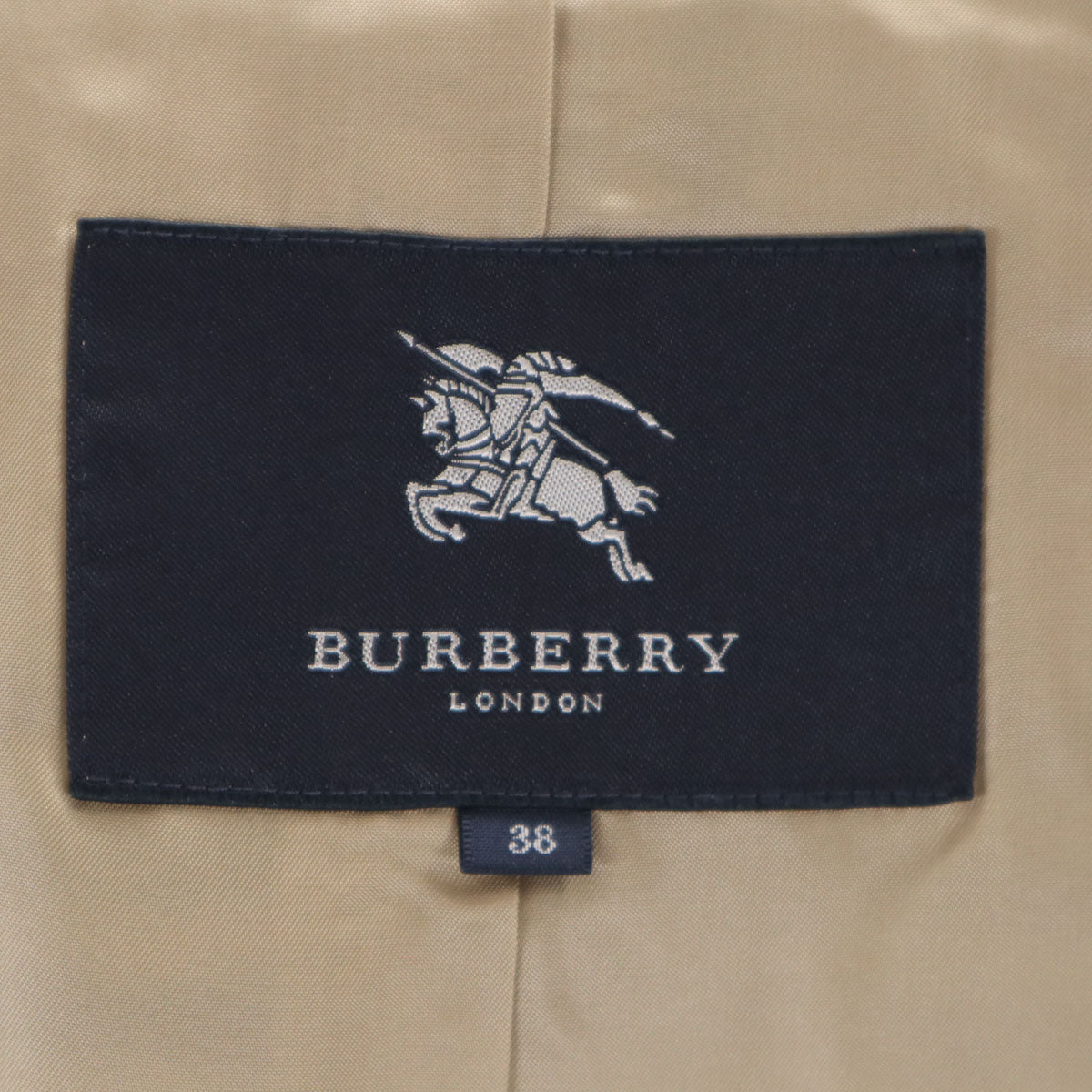BURBERRY LONDON バーバリーロンドン コート 38 ブラック 三陽商会 レディース