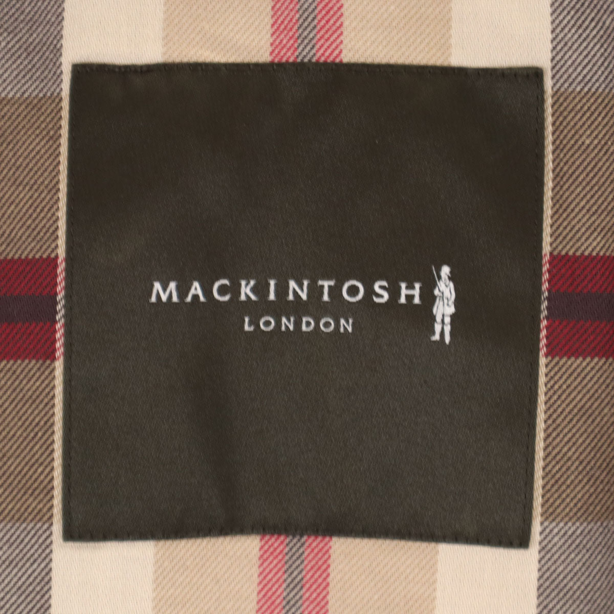 MACKINTOSH LONDON マッキントッシュロンドン ステンカラーコート 38 ネイビー ベストライナー付き メンズ