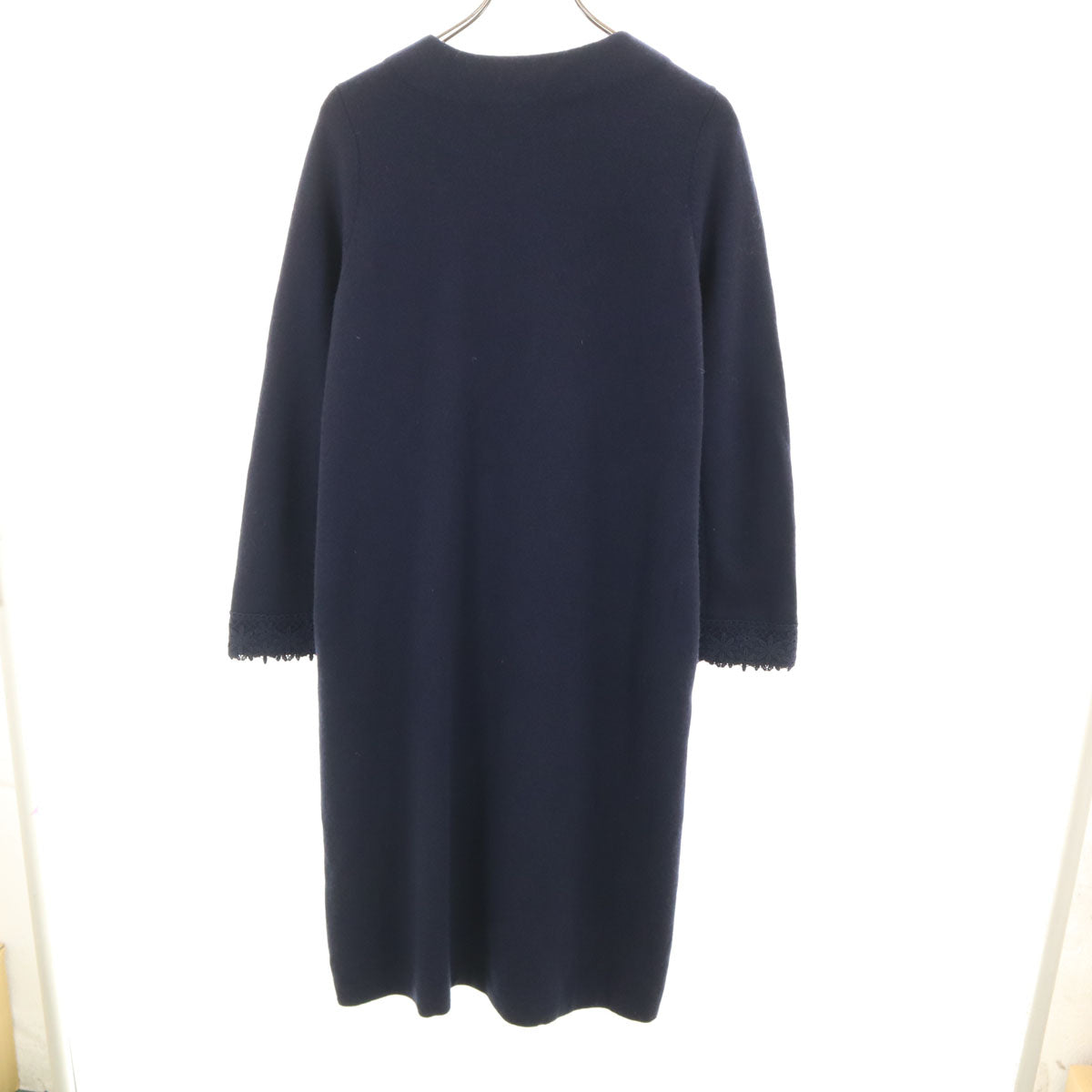 TOCCA トッカ 長袖 ロング ニットカーディガン F ネイビー レディース