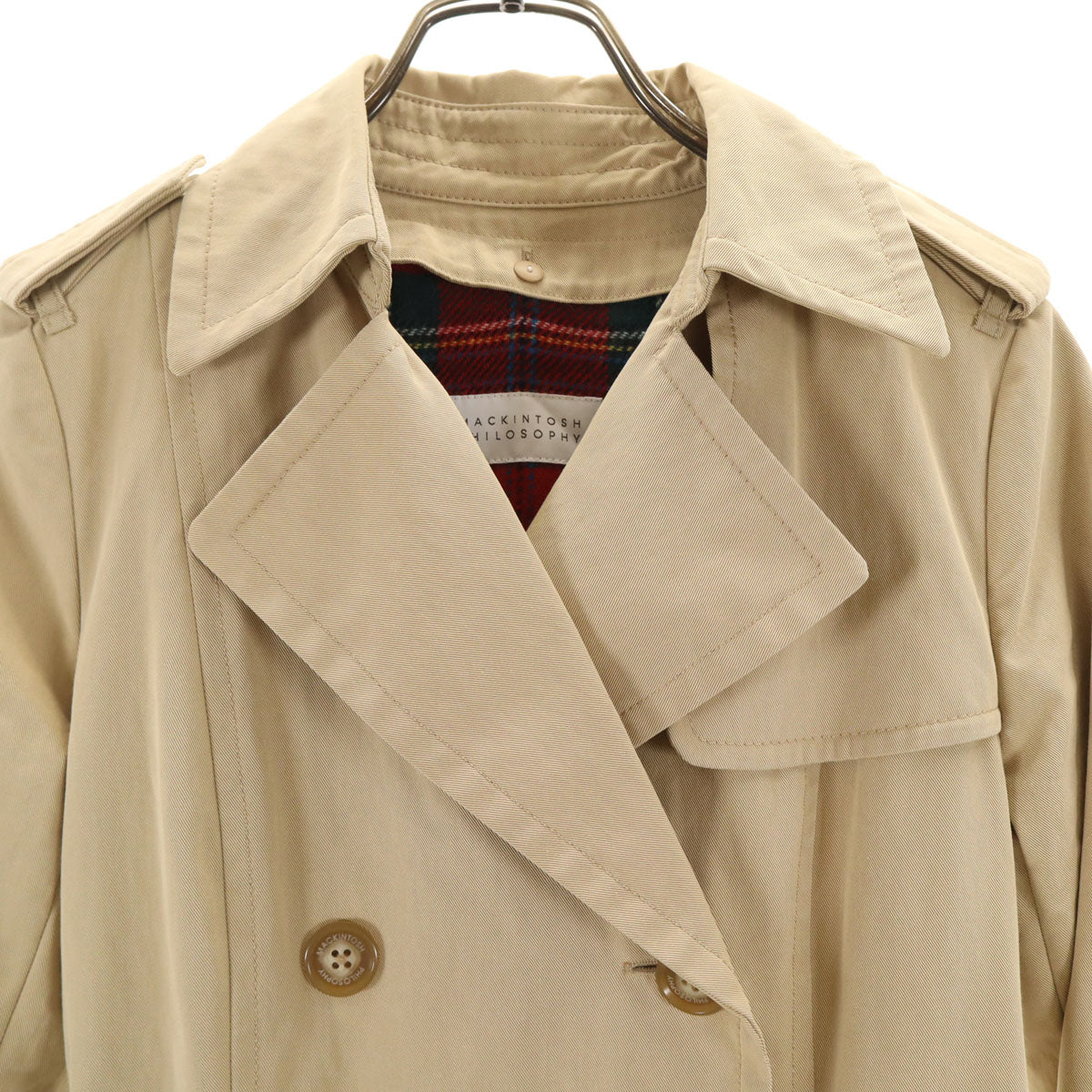 MACKINTOSH PHILOSOPHY マッキントッシュフィロソフィー トレンチコート 36 ベージュ ベストライナー付き レディース