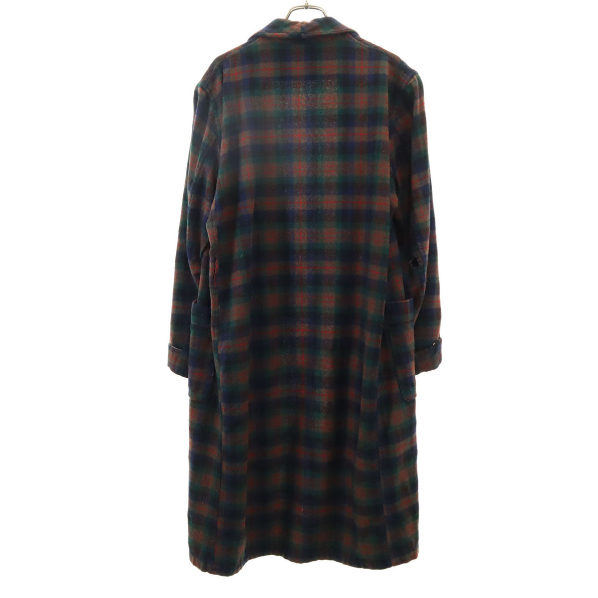 PENDLETON ペンドルトン 70s USA製 ヴィンテージ チェック 長袖 ガウン M ブラウン系 メンズ