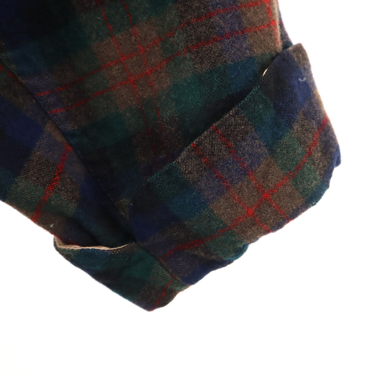 PENDLETON ペンドルトン 70s USA製 ヴィンテージ チェック 長袖 ガウン M ブラウン系 メンズ