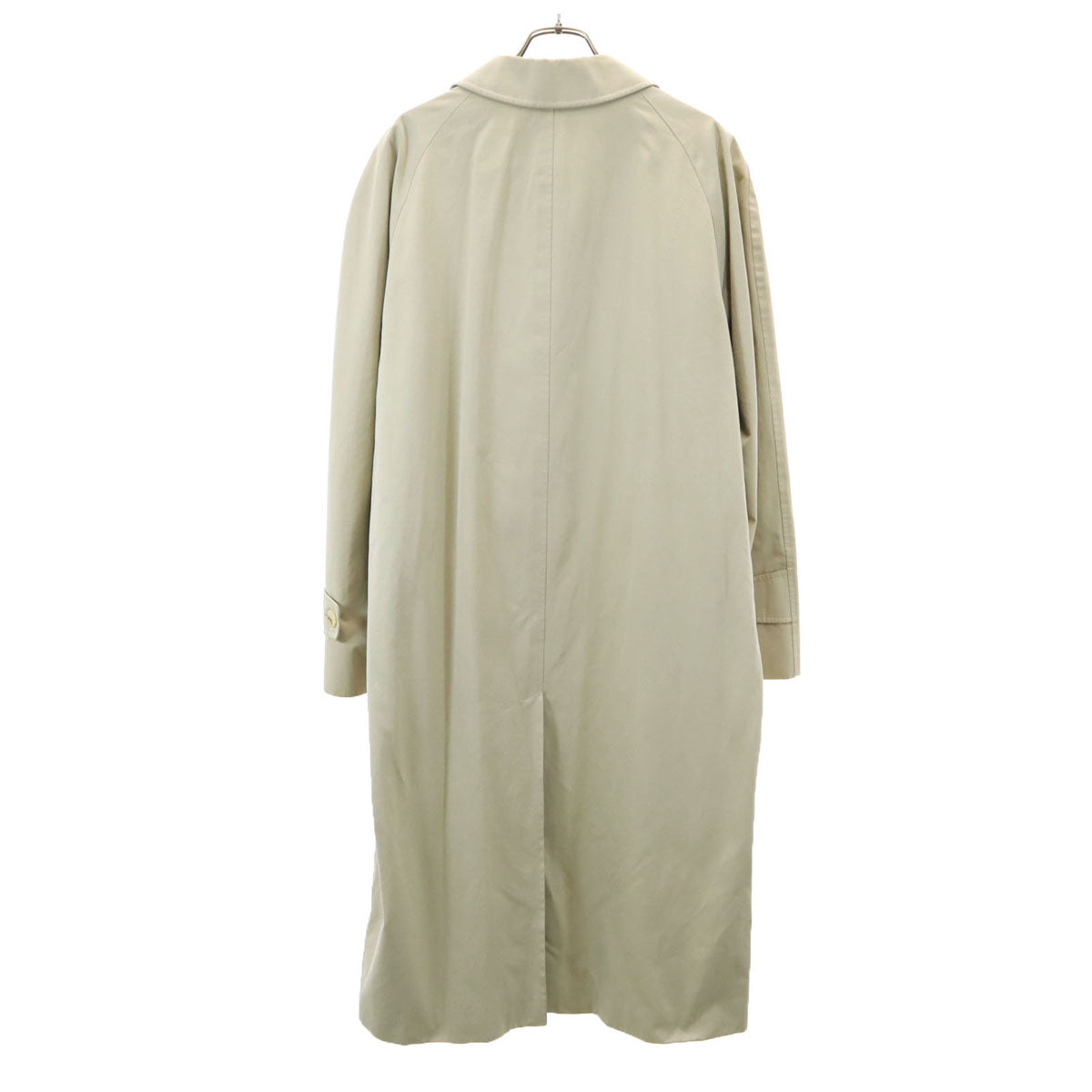 Aquascutum アクアスキュータム イングランド製 ステンカラーコート グレージュ メンズ