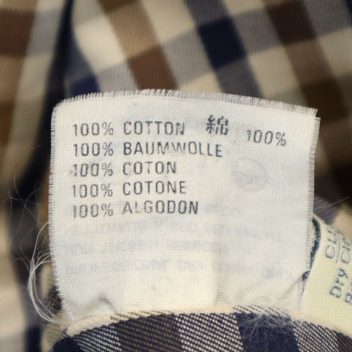 Aquascutum アクアスキュータム イングランド製 ステンカラーコート グレージュ メンズ