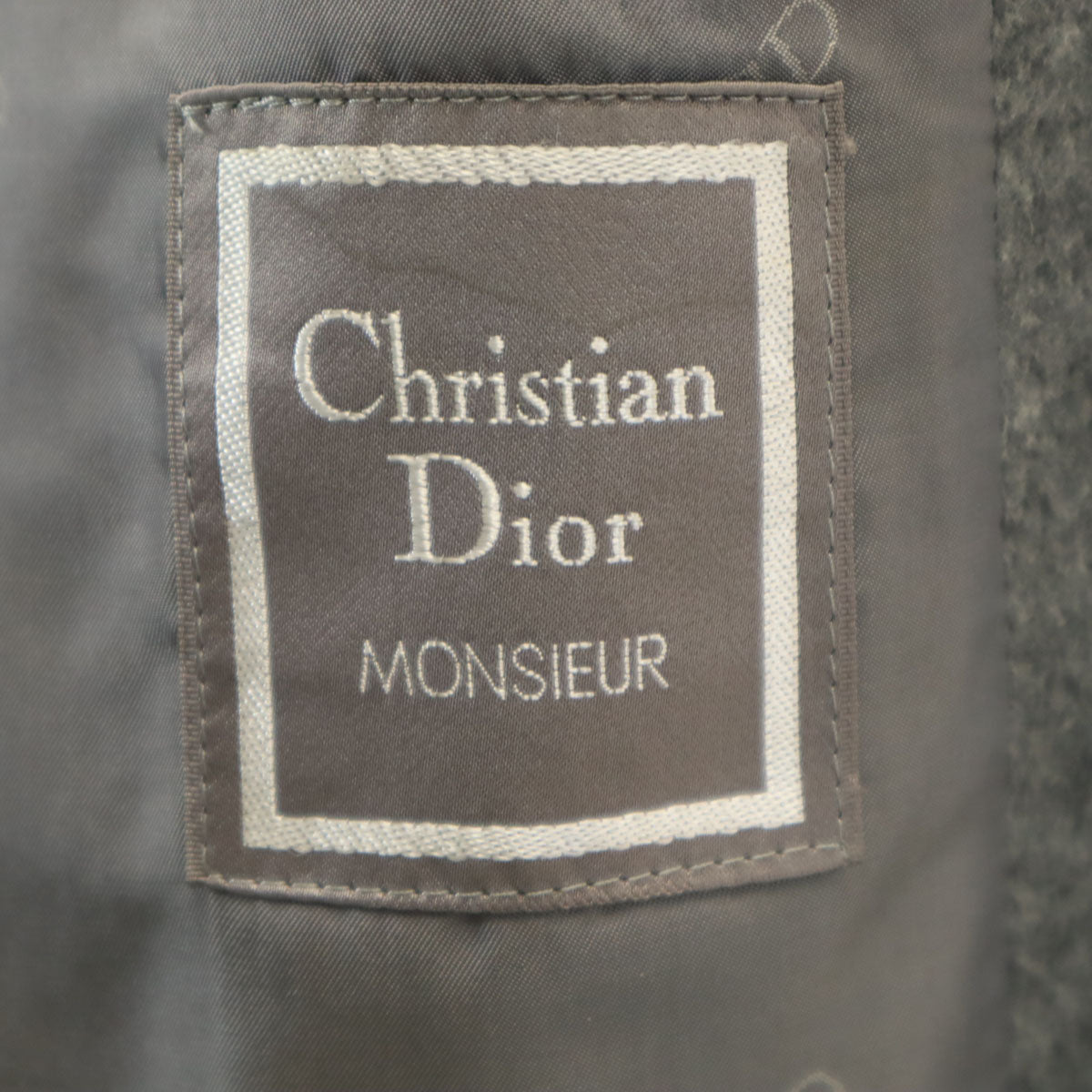 Christian Dior MONSIEUR クリスチャンディオール ムッシュ 90s オールド ステンカラーコート M グレー メンズ