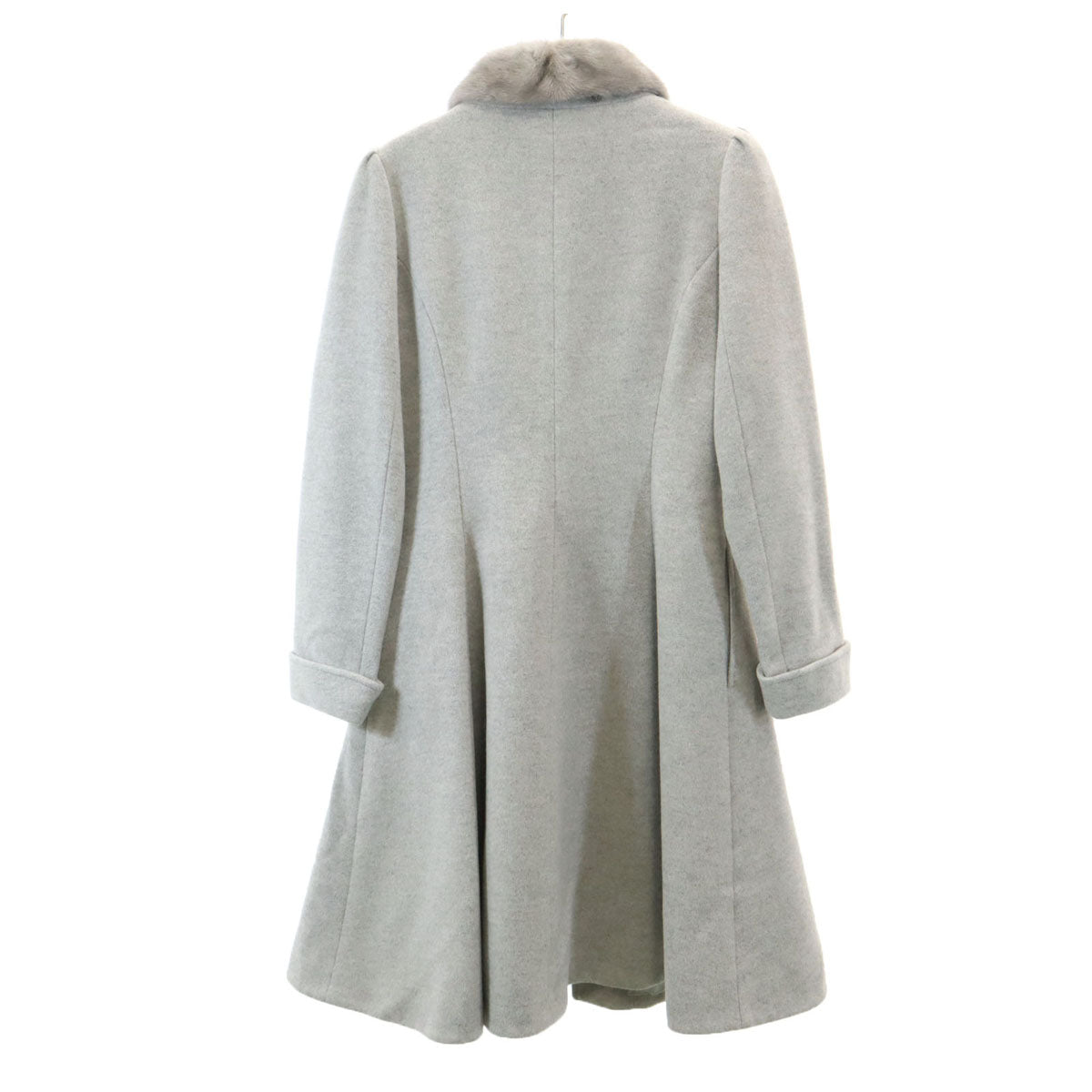 Rene ルネ 日本製 ウールコート 36 ライトグレー レディース