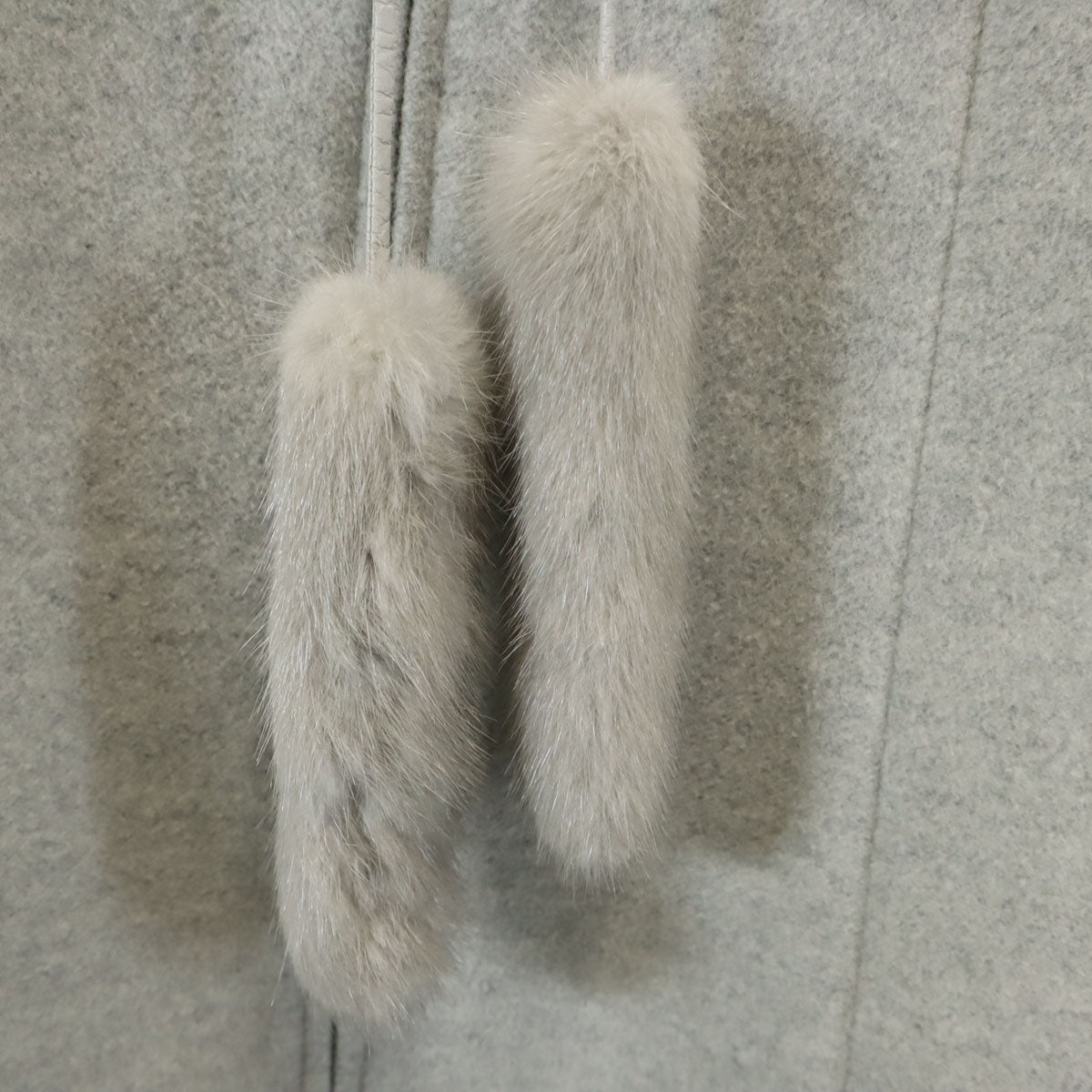 Rene ルネ 日本製 ウールコート 36 ライトグレー レディース