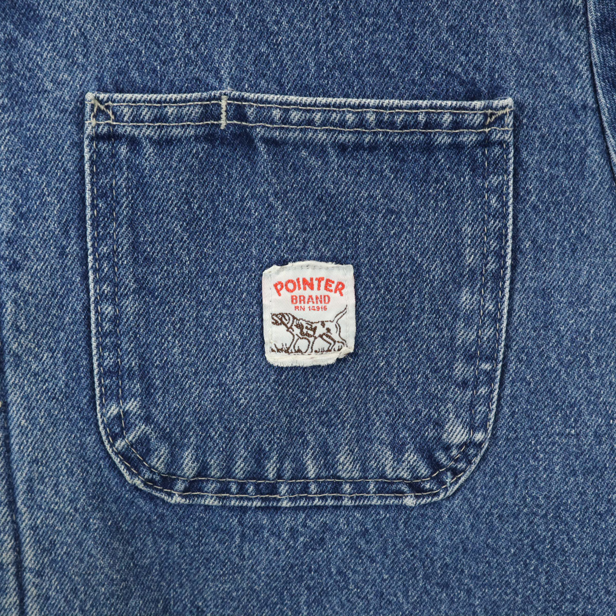 POINTER ポインター USA製 カバーオール L ブルー系 メンズ