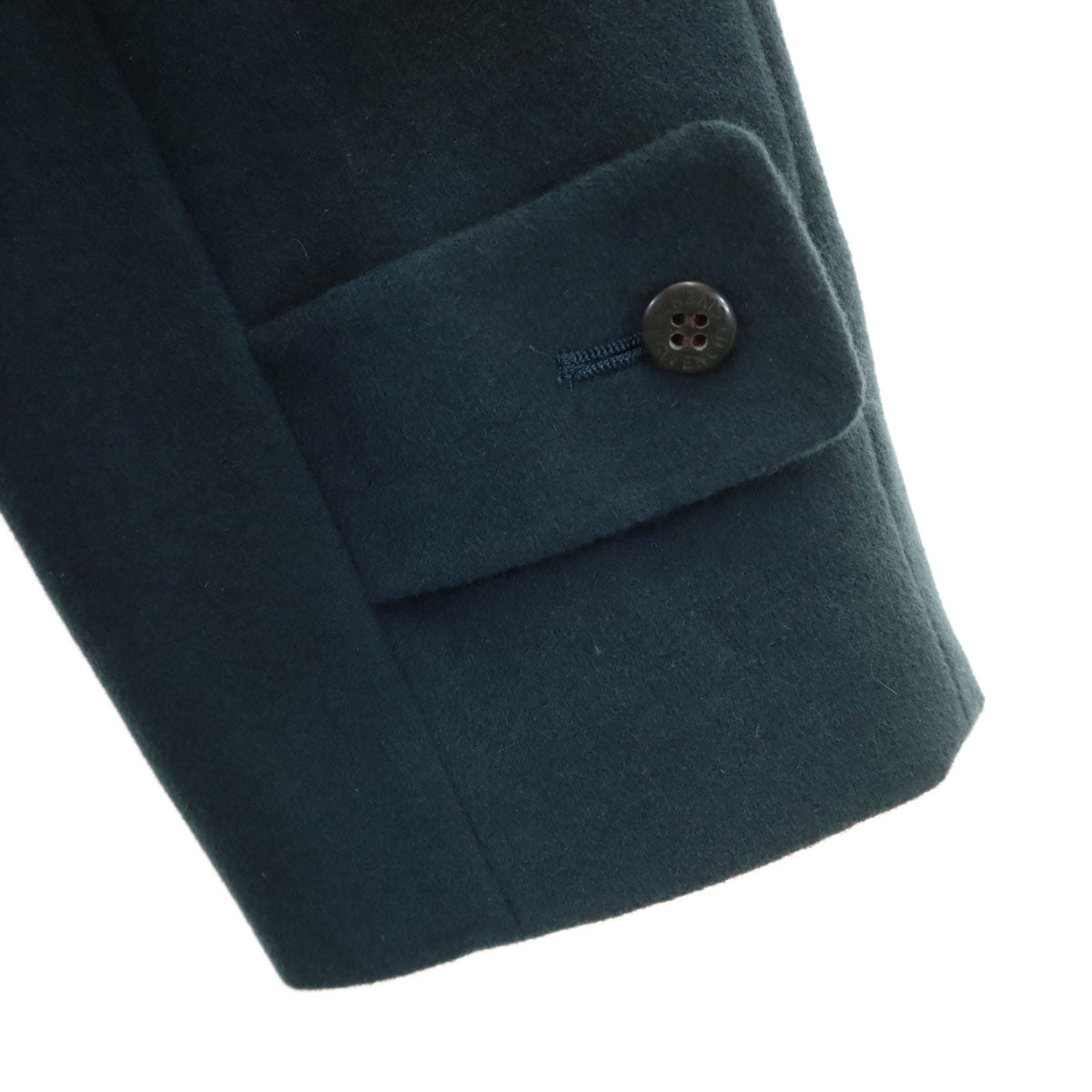 美品 GIVENCHY ジバンシィ 90s オールド ダブルブレスト ウールコート M 深緑系 メンズ