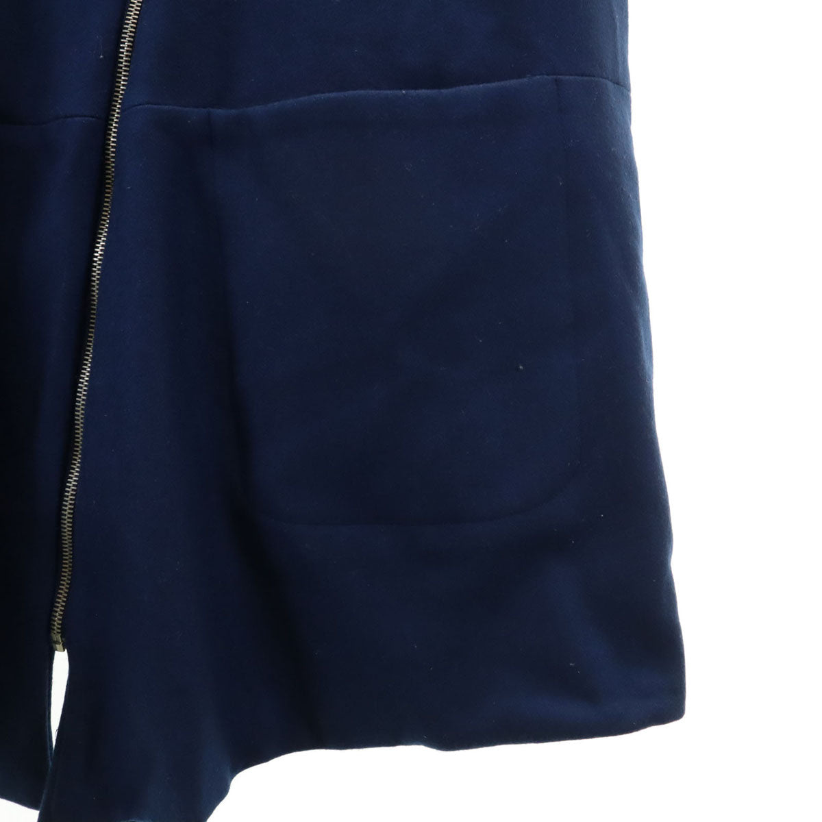 hui-hui ウィウィ ドイツ製 ウールコート S ネイビー レディース