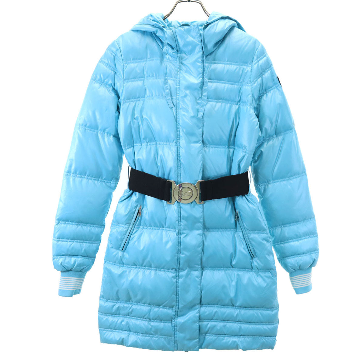 Emporio Armani エンポリオアルマーニ ダウンコート XS 水色 レディース