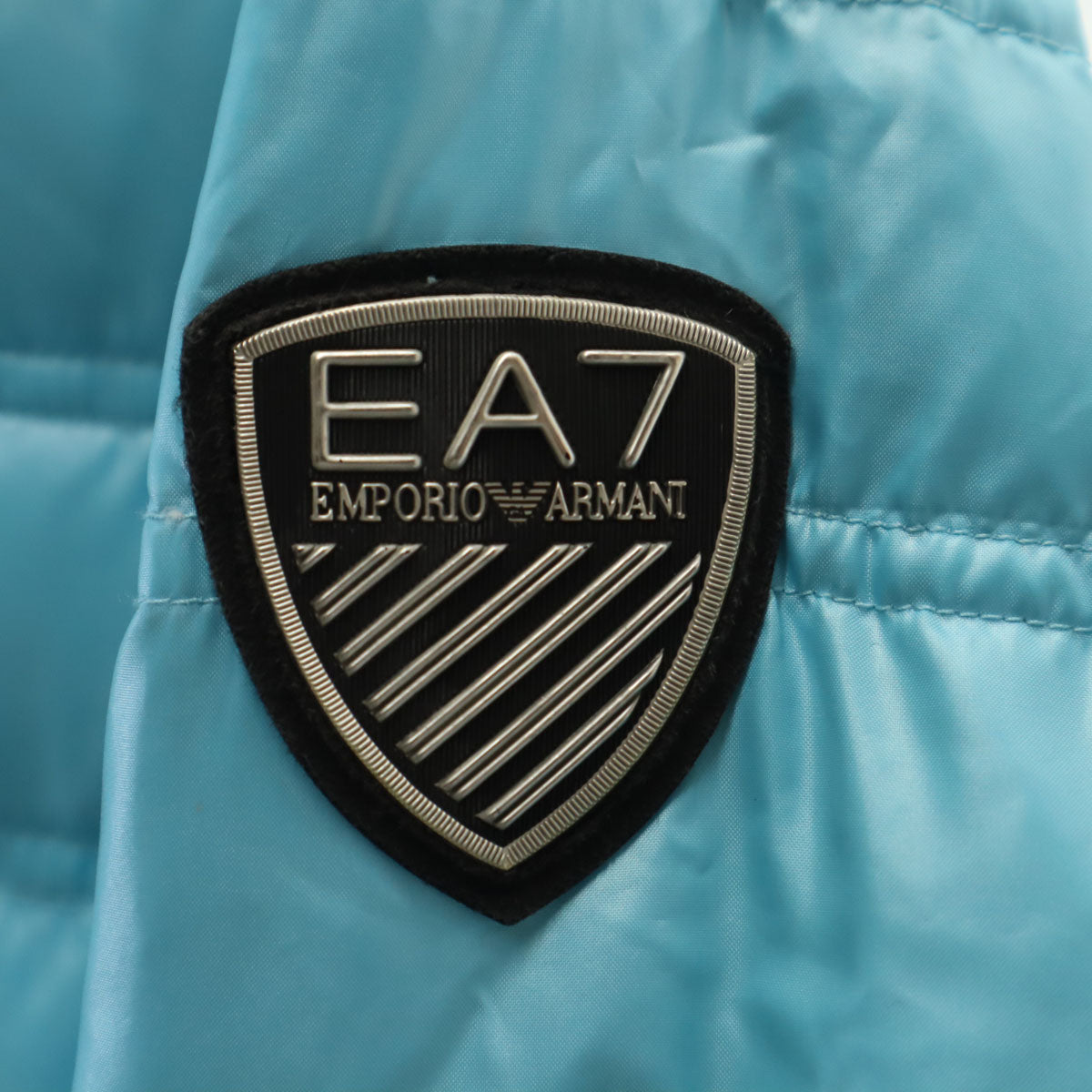 Emporio Armani エンポリオアルマーニ ダウンコート XS 水色 レディース