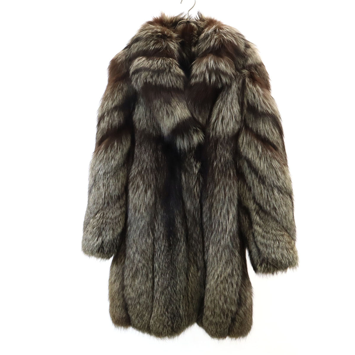 美品 SAGA FOX サガフォックス 毛皮コート F ブラウン レディース