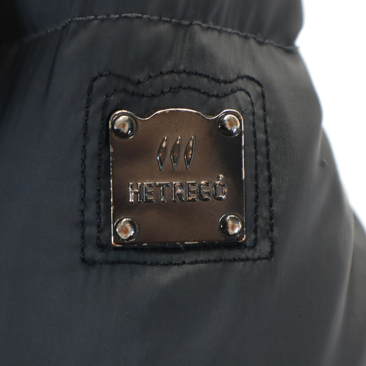 HETREGO エトレゴ ダウンコート 40 チャコール フォックスファー付き レディース