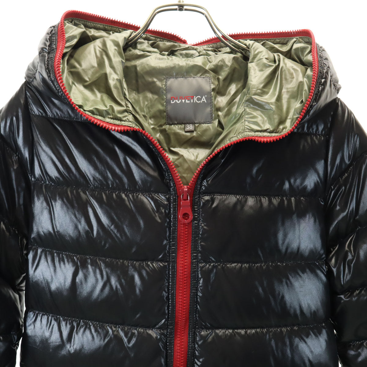 DUVETICA デュベティカ ブルガリア製 ACE ダウンコート 38 ブラック系 レディース
