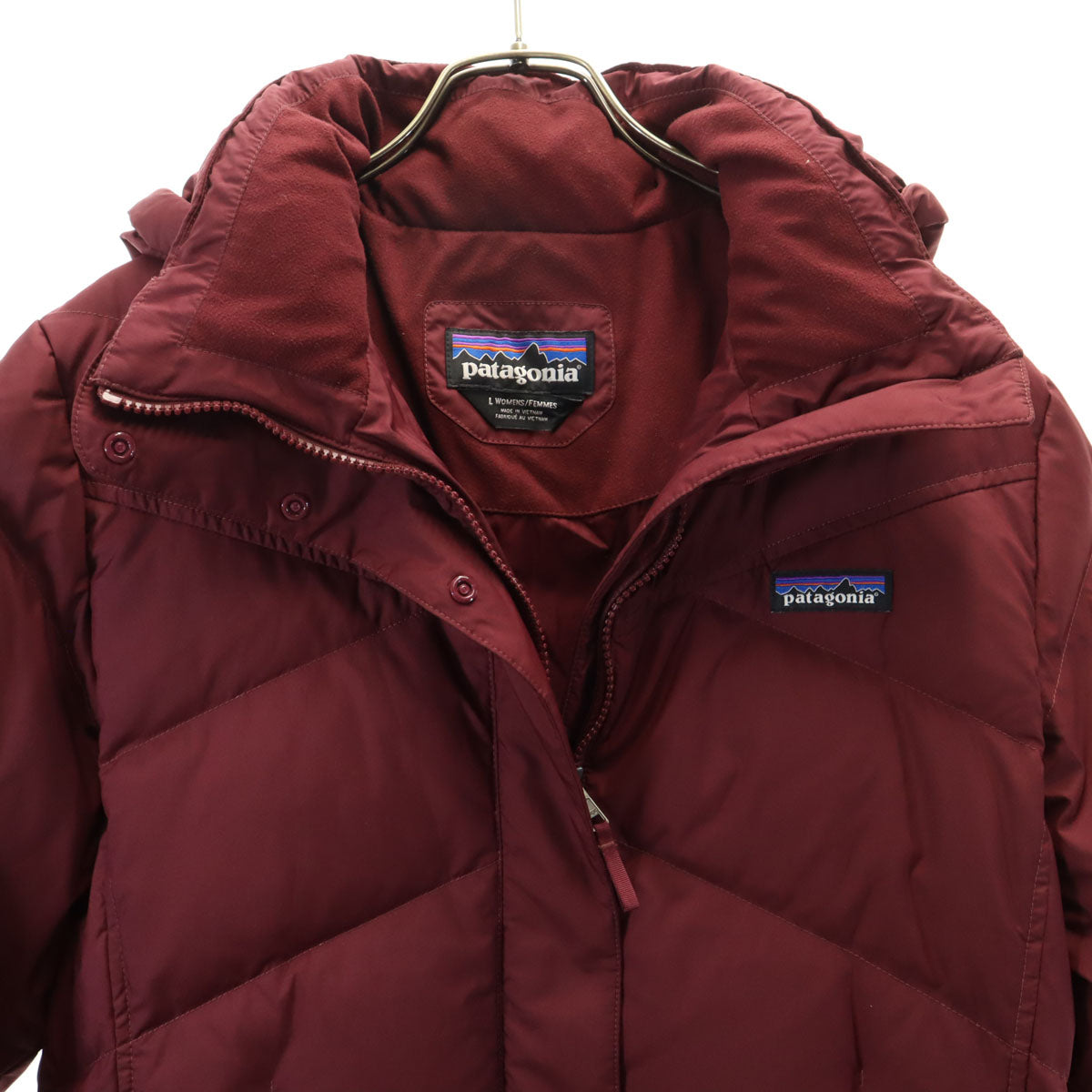 patagonia パタゴニア ウィズ イット ダウンコート L ボルドー 28441FA21 アウトドア レディース
