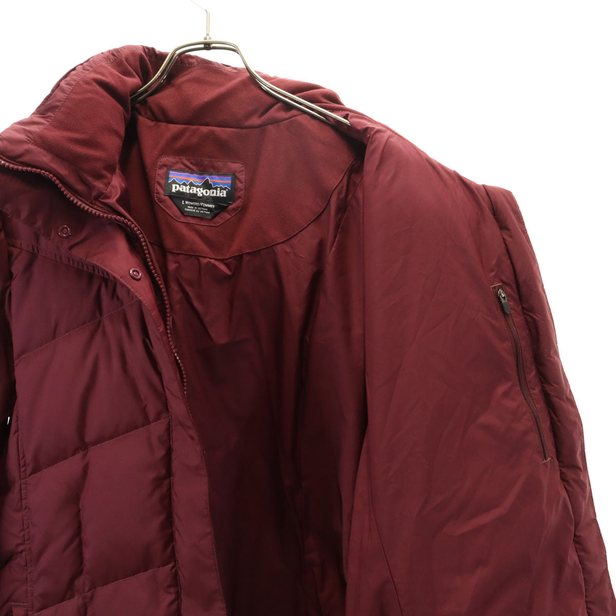 patagonia パタゴニア ウィズ イット ダウンコート L ボルドー 28441FA21 アウトドア レディース