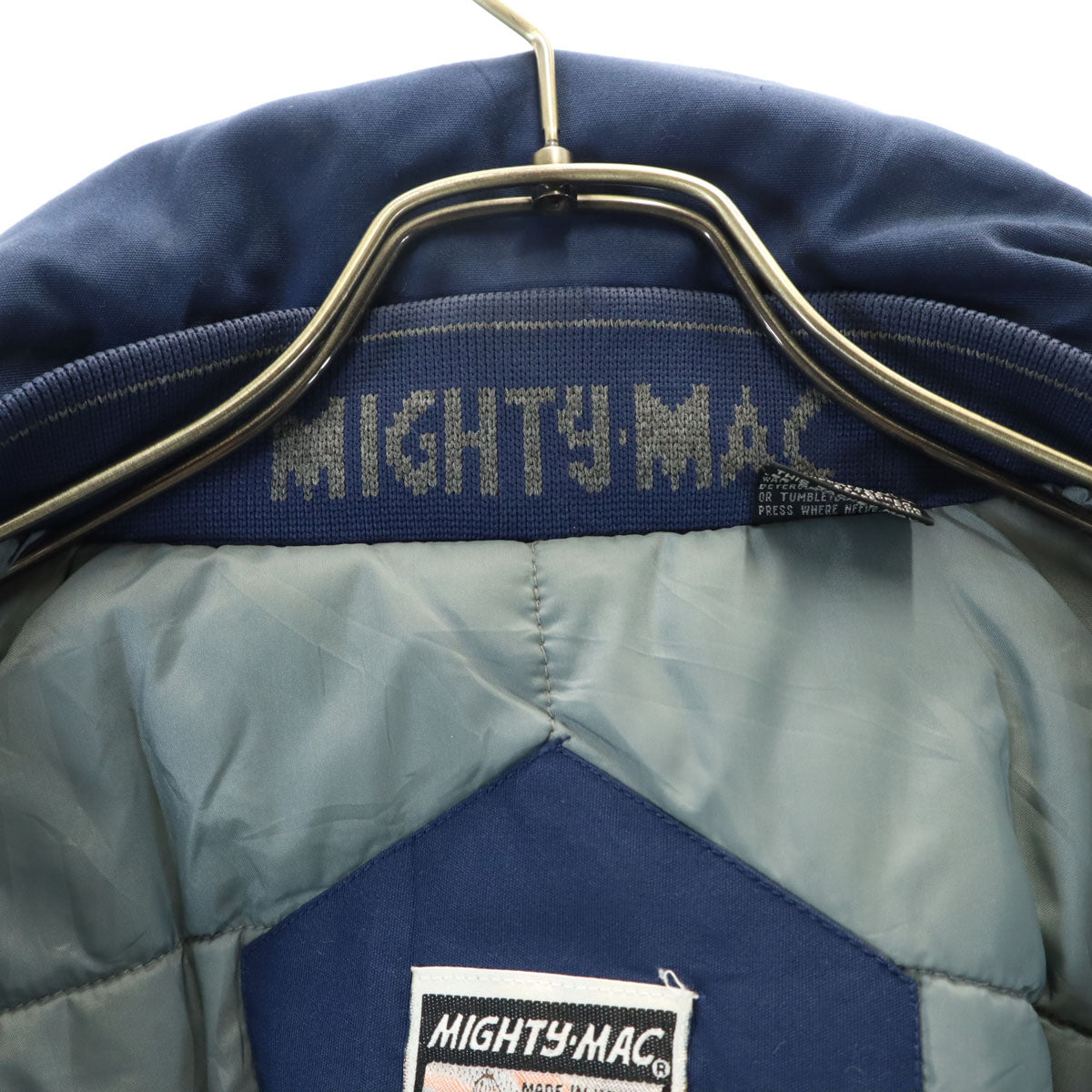MIGHTY MAC マイティーマック 80s ヴィンテージ 中綿ジャケット 44 ネイビー メンズ
