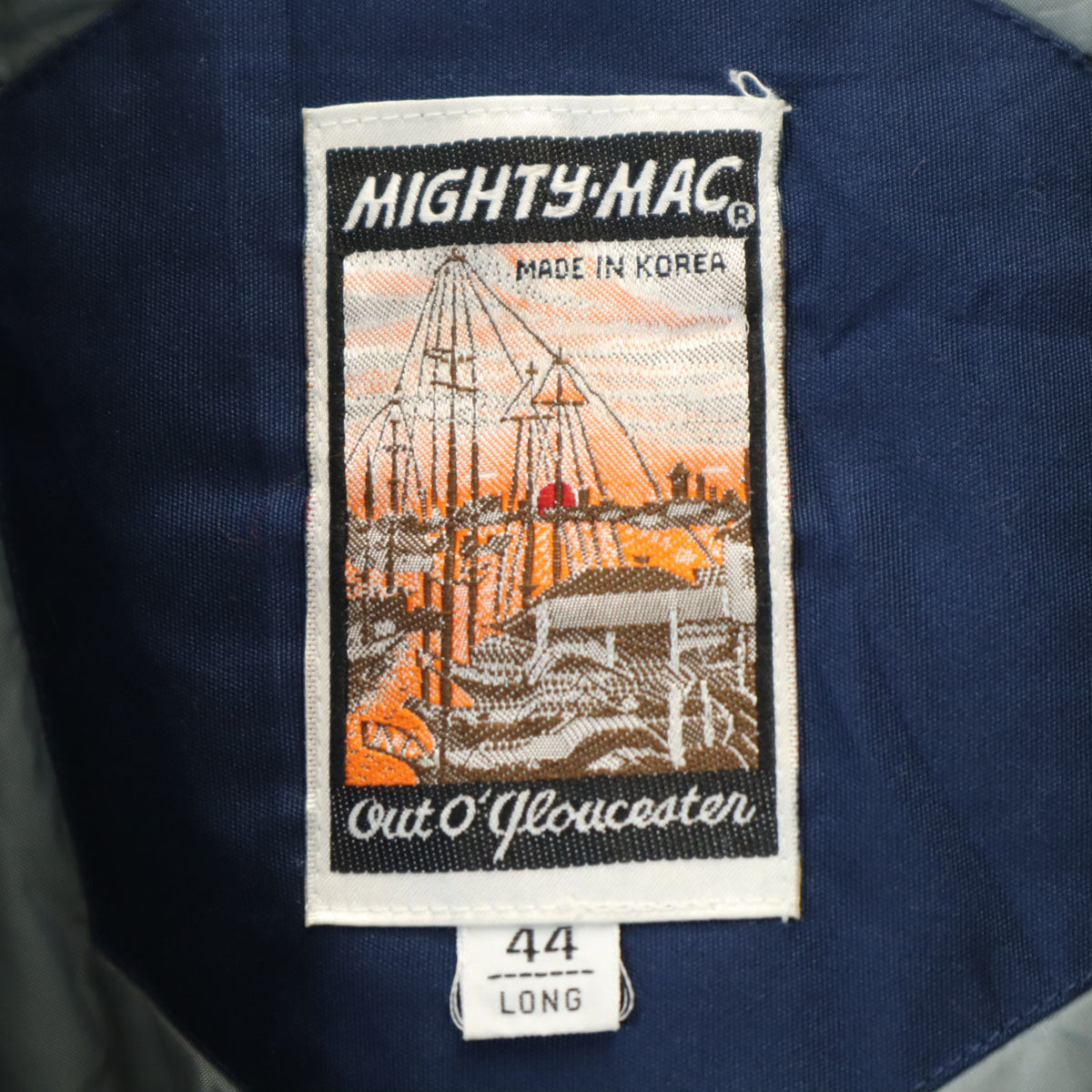 MIGHTY MAC マイティーマック 80s ヴィンテージ 中綿ジャケット 44 ネイビー メンズ