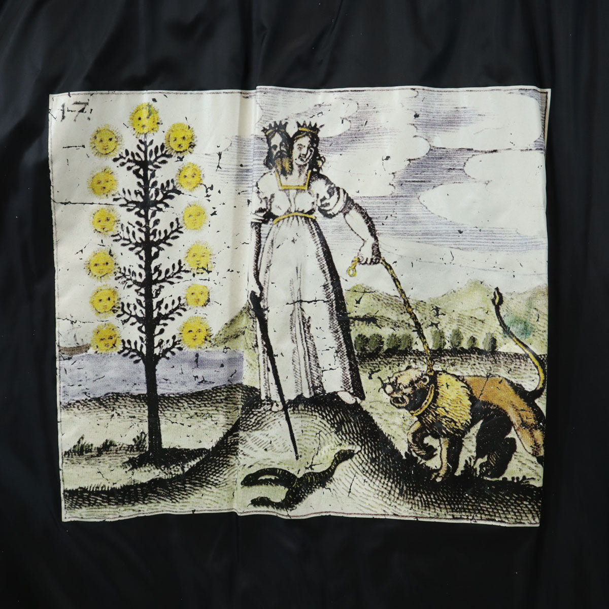 UNDERCOVER アンダーカバー バックプリント ヒューマン コントロール システム 中綿コート 1 ブラック メンズ