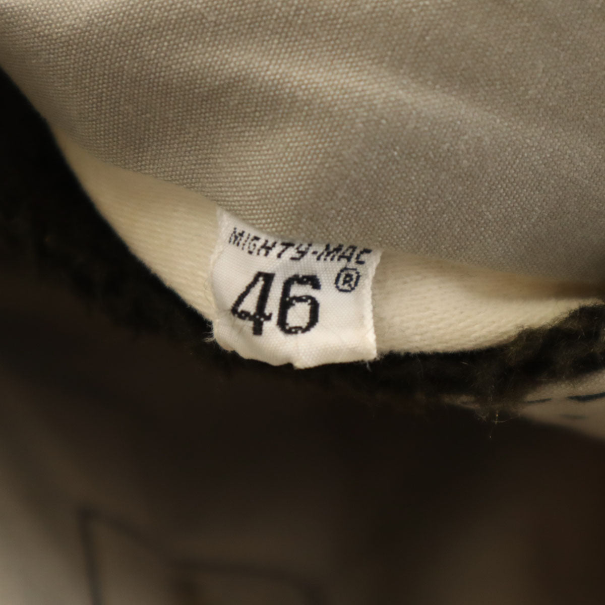MIGHTY MAC マイティーマック 70s 80s ヴィンテージ ジャケット 46 カーキ系 裏ボア メンズ