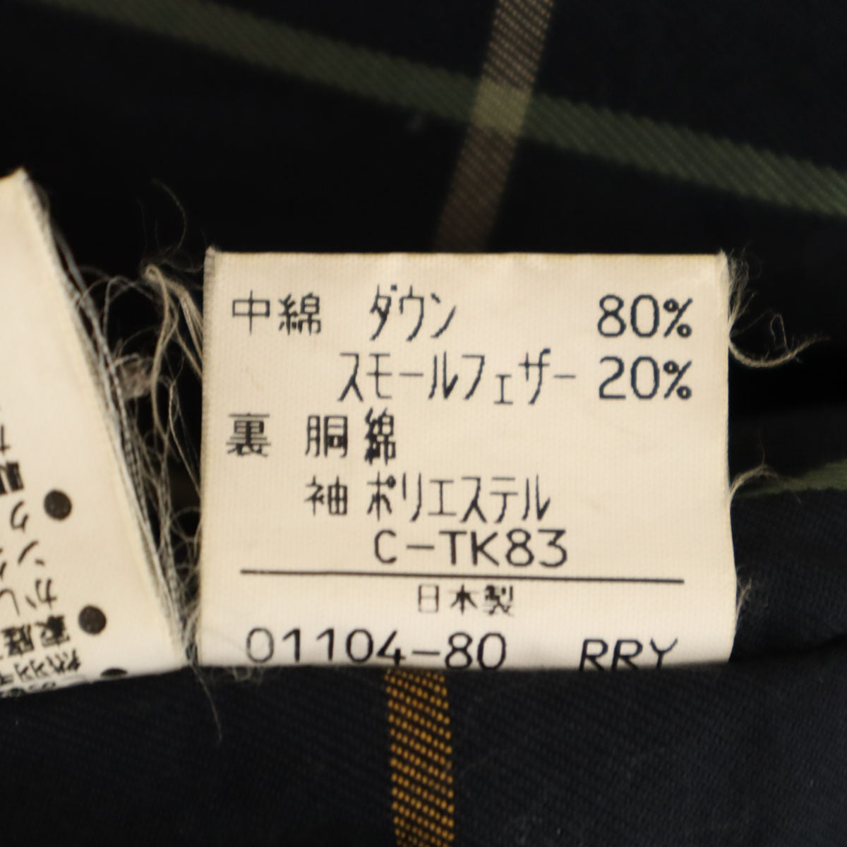 Burberrys バーバリーズ 90s オールド 3WAY ダウンジャケット M ネイビー 日本製 メンズ